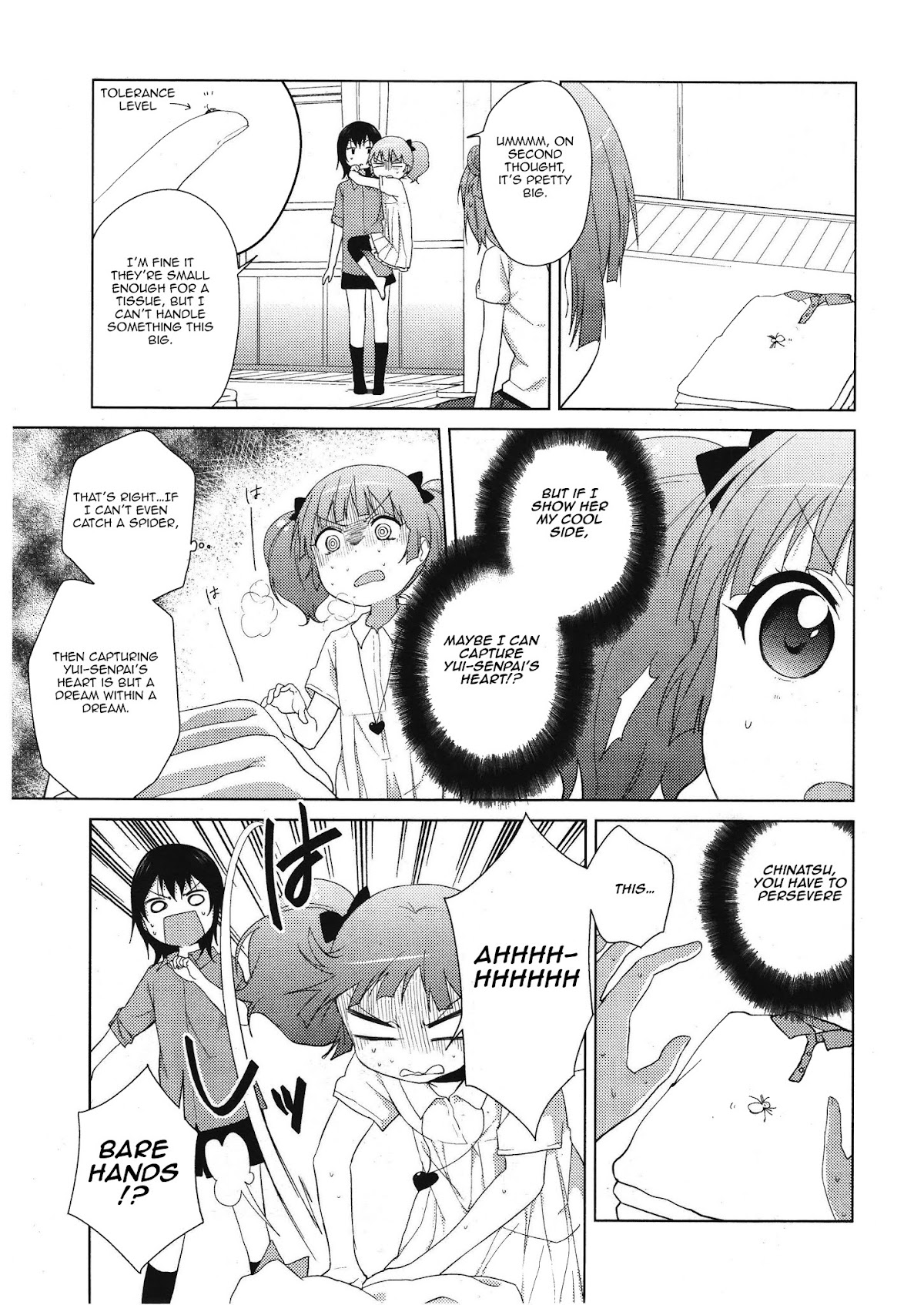 Yuru Yuri Chapter 63 page 9 - Chapter 63: The Story of How I Couldn't Catch the Spider.