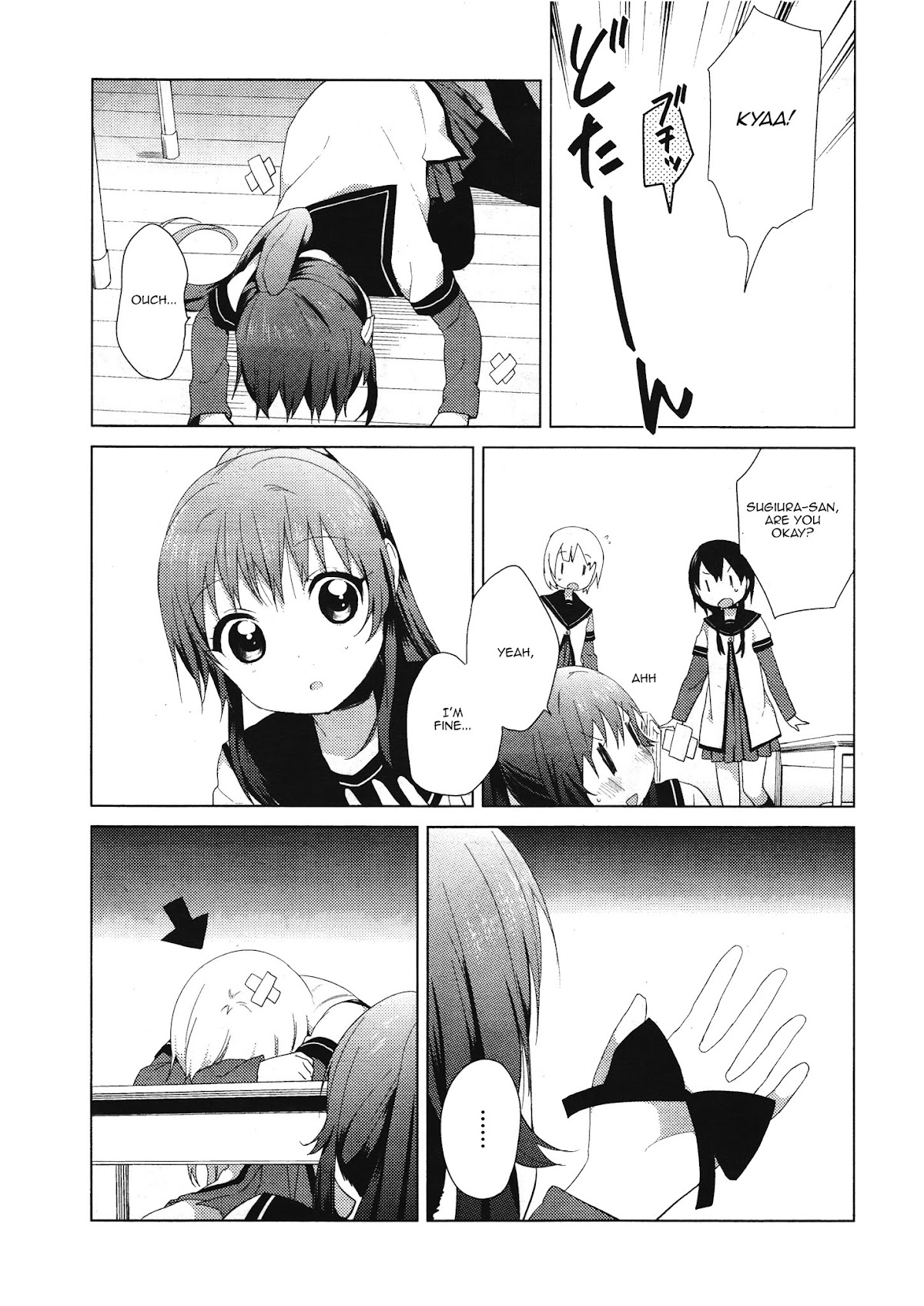 Yuru Yuri Chapter 64 page 3 - Chapter 64: Ayano's Ponytail, Kyouko's Ribbon