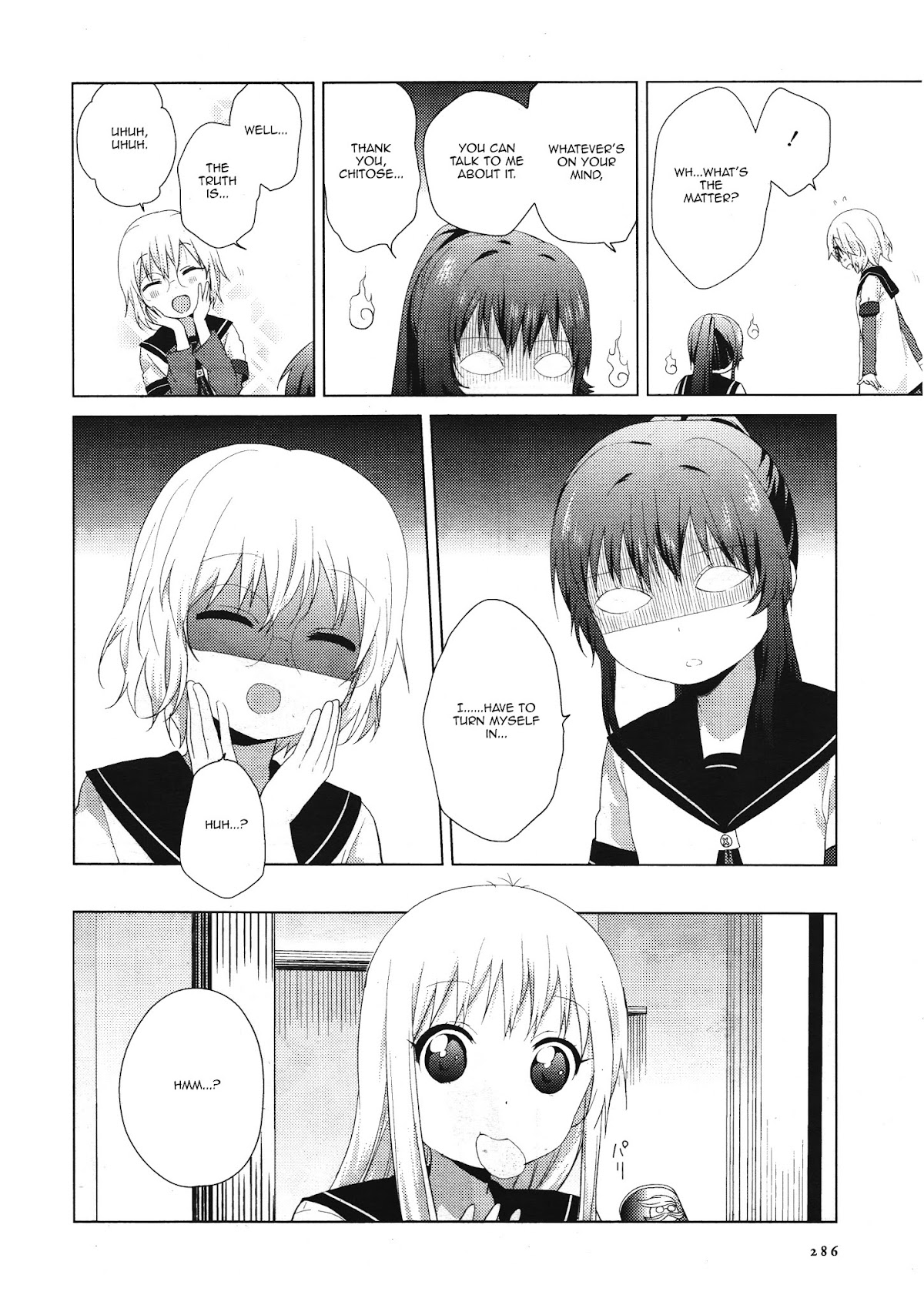 Yuru Yuri Chapter 64 page 6 - Chapter 64: Ayano's Ponytail, Kyouko's Ribbon