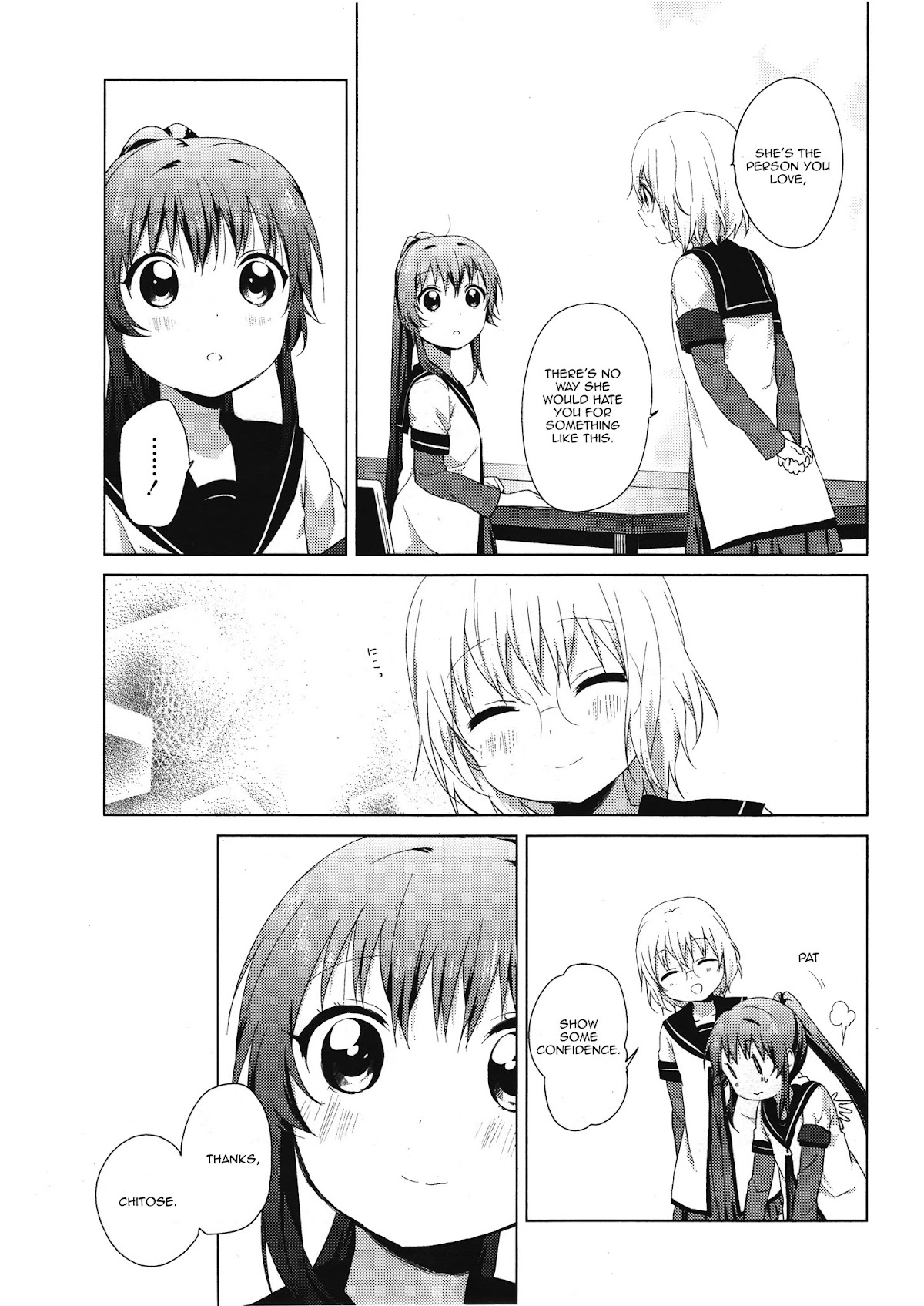 Yuru Yuri Chapter 64 page 9 - Chapter 64: Ayano's Ponytail, Kyouko's Ribbon