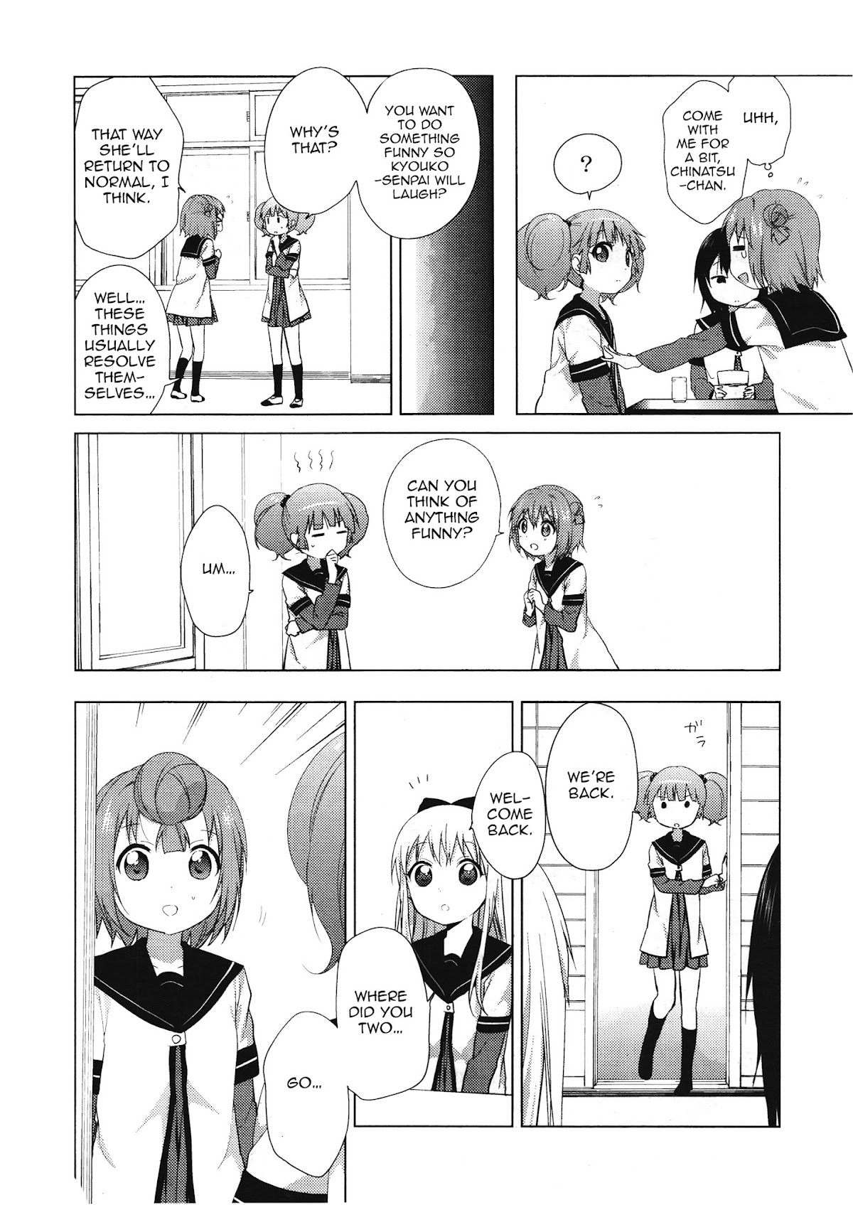 Yuru Yuri Chapter 65 page 8 - Chapter 65: Love? Hate?