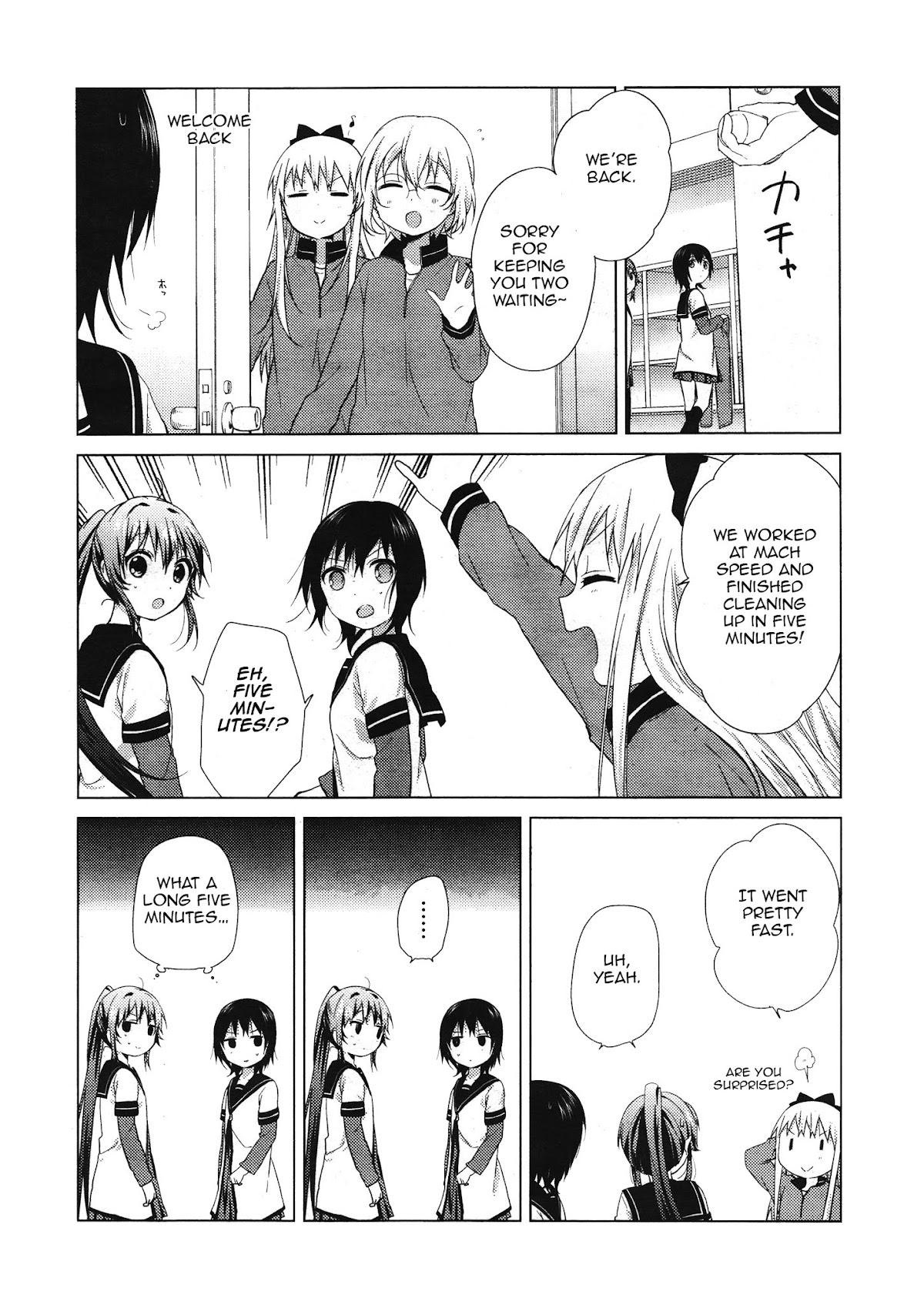 Yuru Yuri Chapter 67 page 12 - Chapter 67: Nanamori Middle School's Longest Day Ever