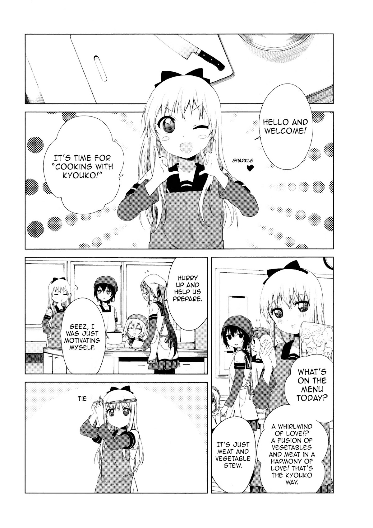 Yuru Yuri Chapter 69 page 2 - Chapter 69: Kyouko-chan's Girl Power