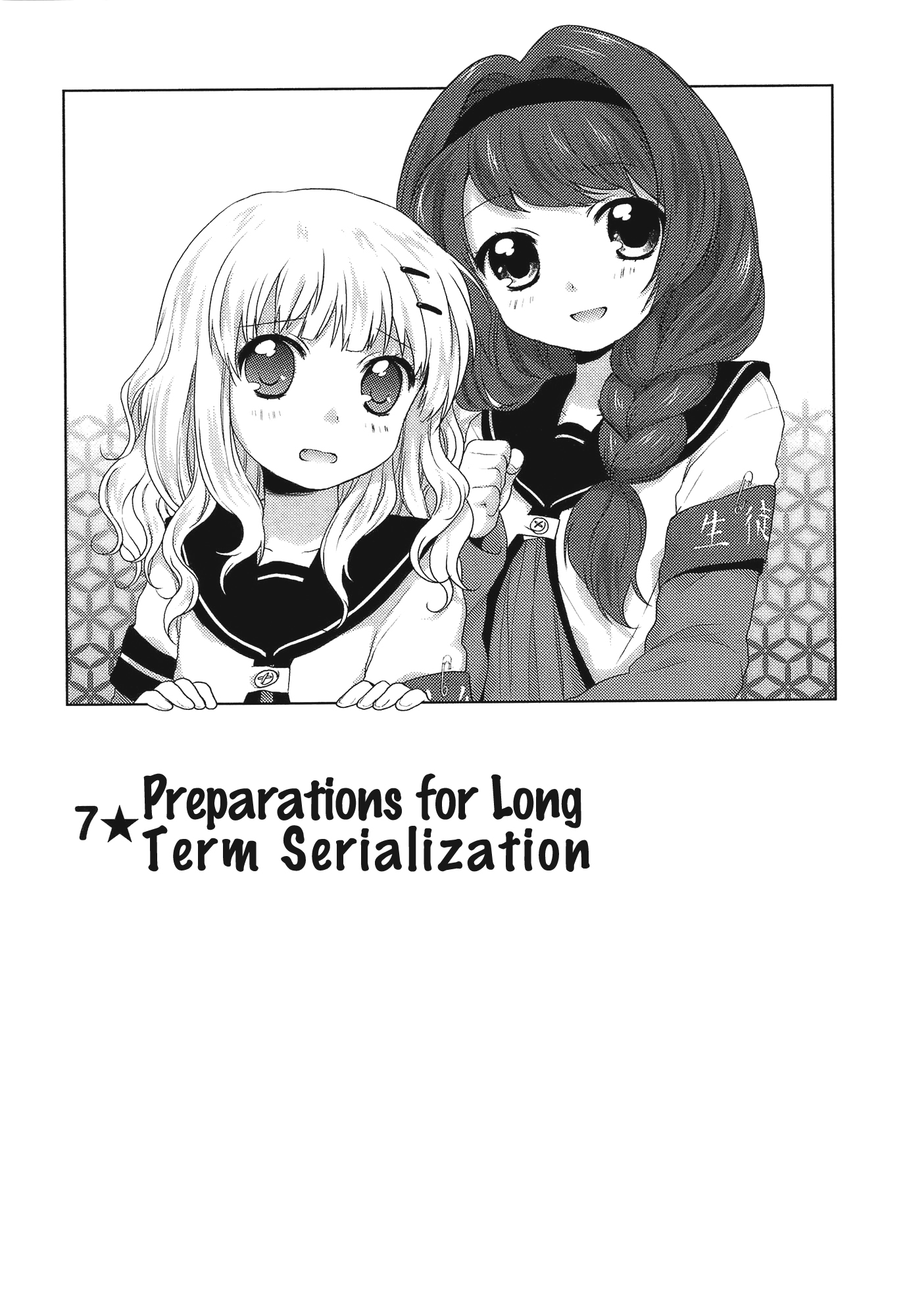 Yuru Yuri Chapter 7 page 1 - Chapter 7: Preparations for Long-Term Serialization