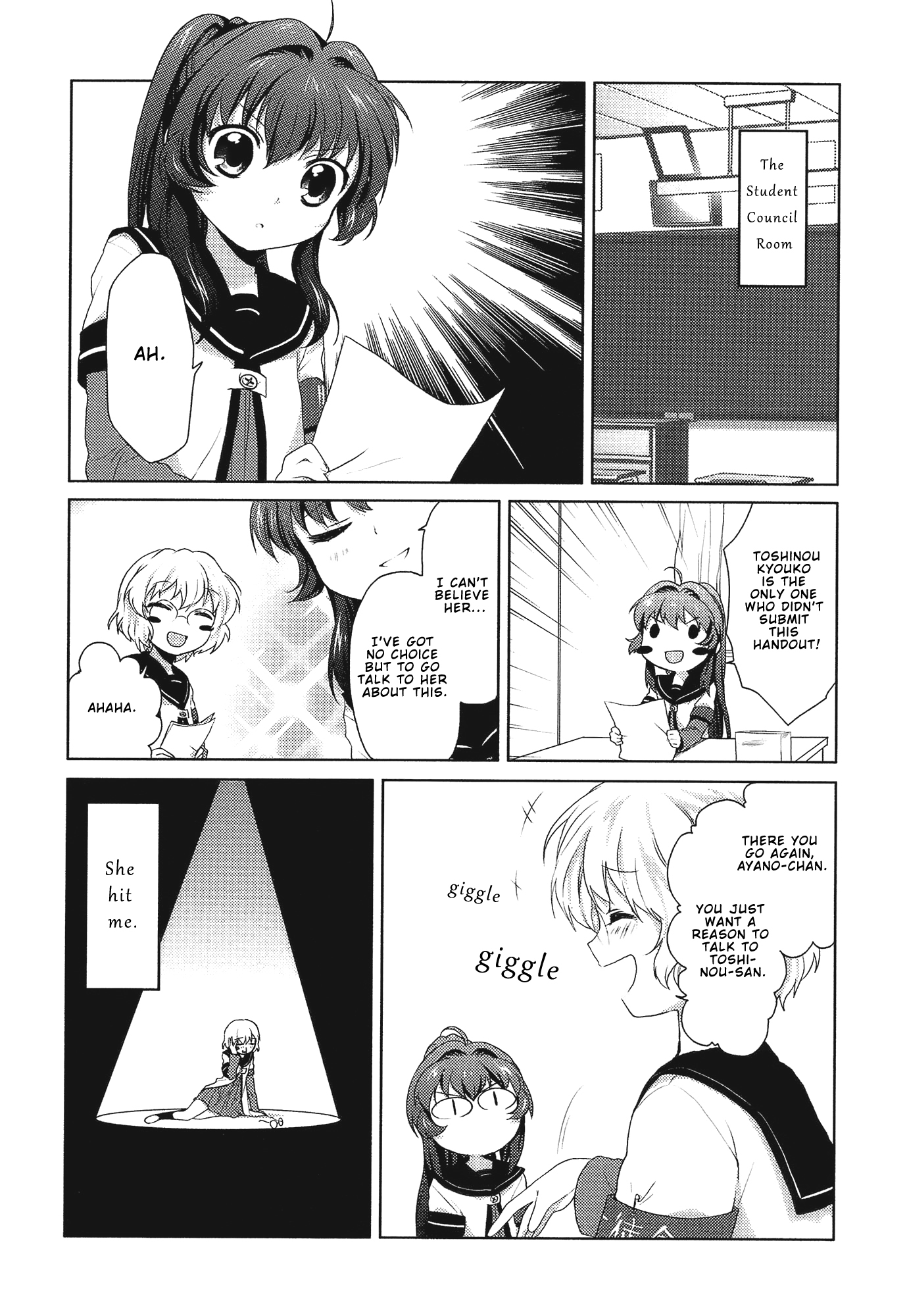 Yuru Yuri Chapter 7 page 2 - Chapter 7: Preparations for Long-Term Serialization