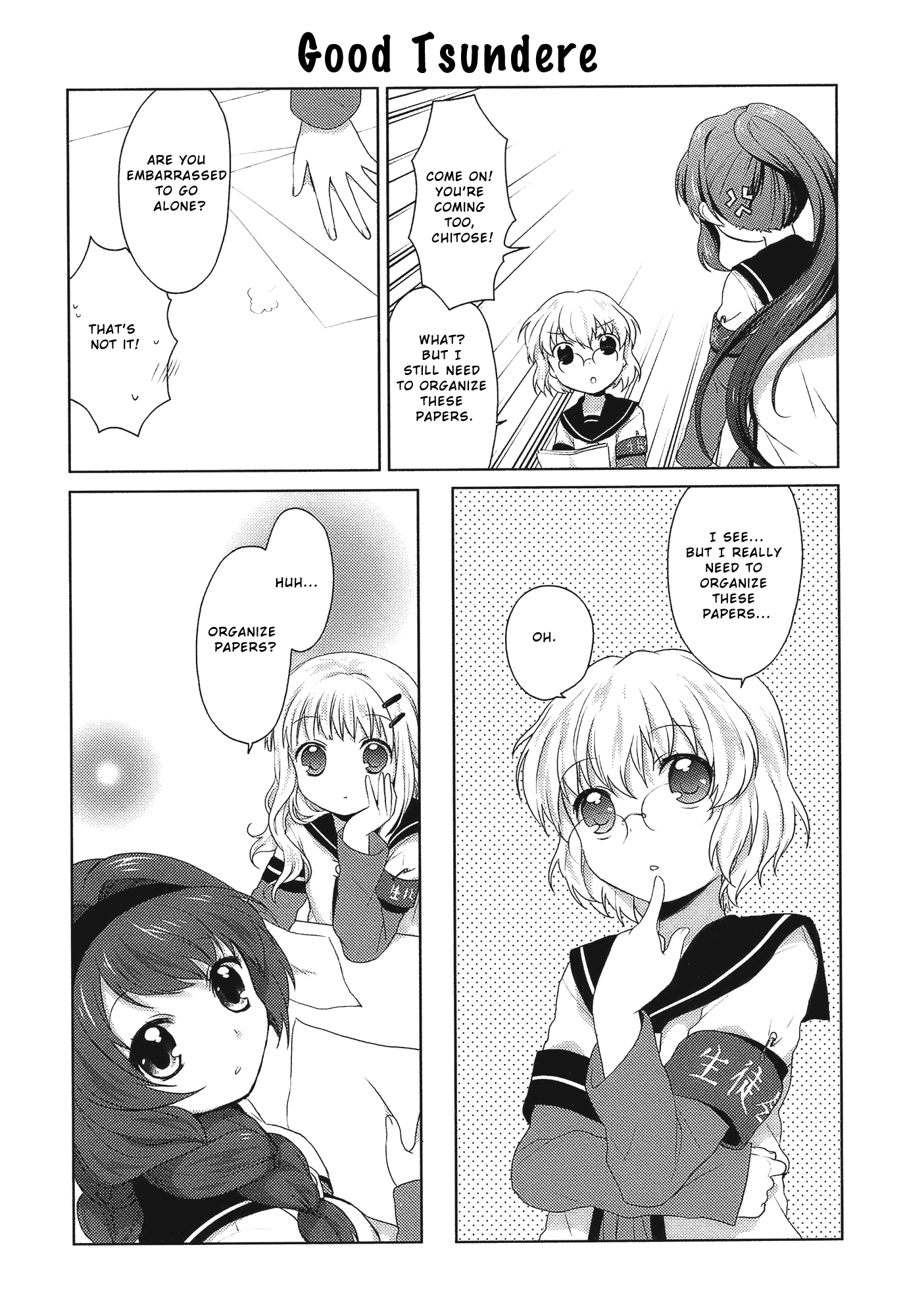 Yuru Yuri Chapter 7 page 3 - Chapter 7: Preparations for Long-Term Serialization