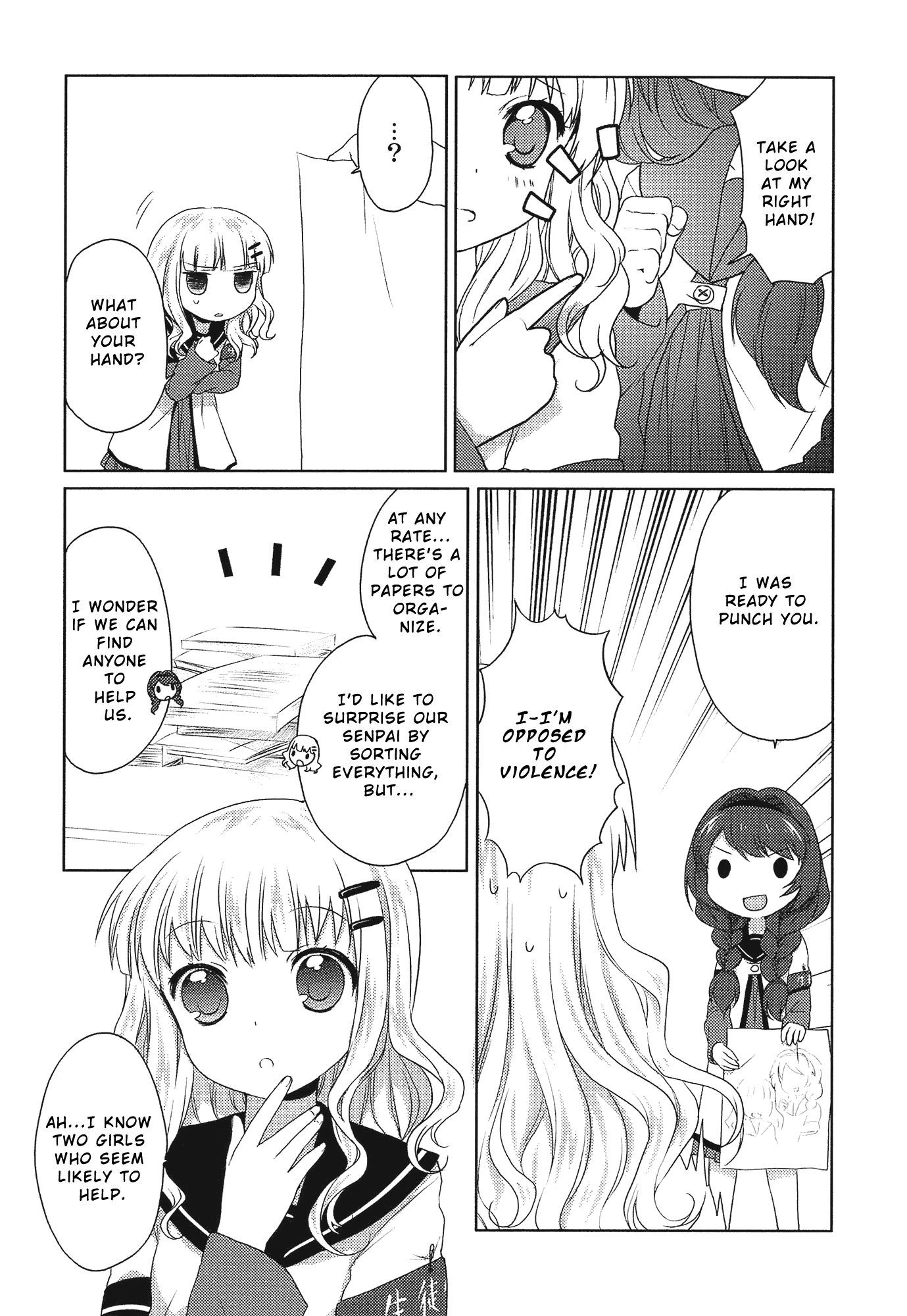 Yuru Yuri Chapter 7 page 6 - Chapter 7: Preparations for Long-Term Serialization