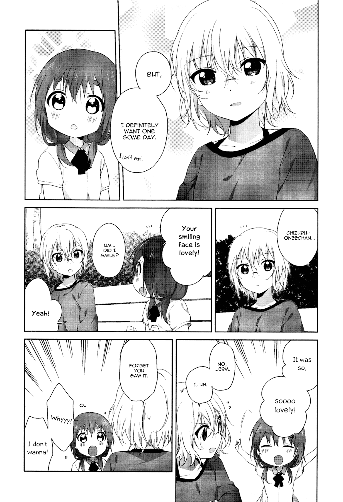Yuru Yuri Chapter 70.3 page 7 - Chapter 70.3: Intermission 18 - Where is Your Smile?