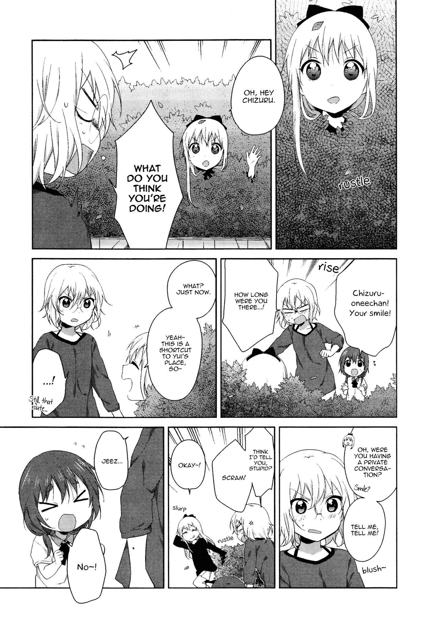 Yuru Yuri Chapter 70.3 page 9 - Chapter 70.3: Intermission 18 - Where is Your Smile?