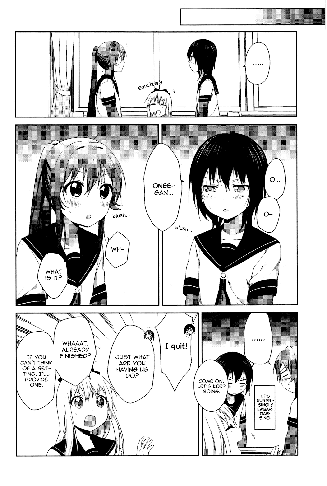 Yuru Yuri Chapter 70.5 page 10 - Chapter 70.5: Intermission 20 - Pretend Sisters