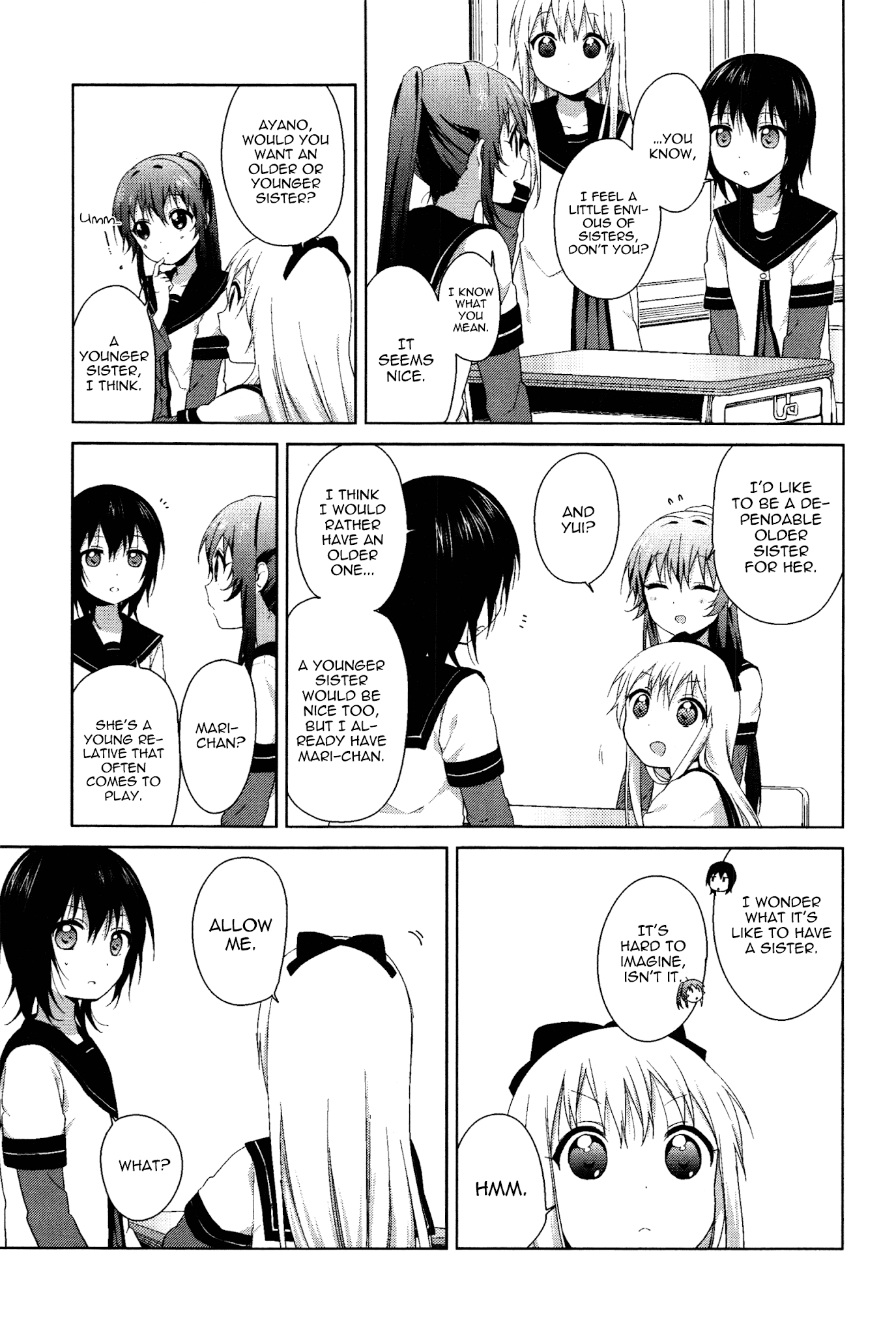 Yuru Yuri Chapter 70.5 page 3 - Chapter 70.5: Intermission 20 - Pretend Sisters