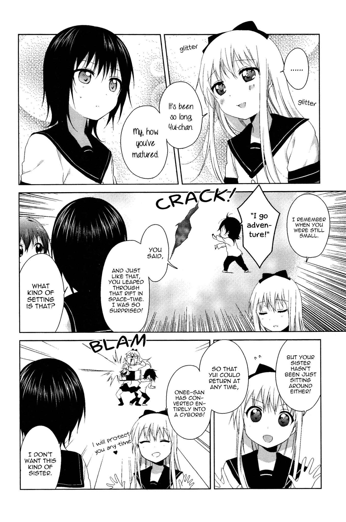 Yuru Yuri Chapter 70.5 page 4 - Chapter 70.5: Intermission 20 - Pretend Sisters