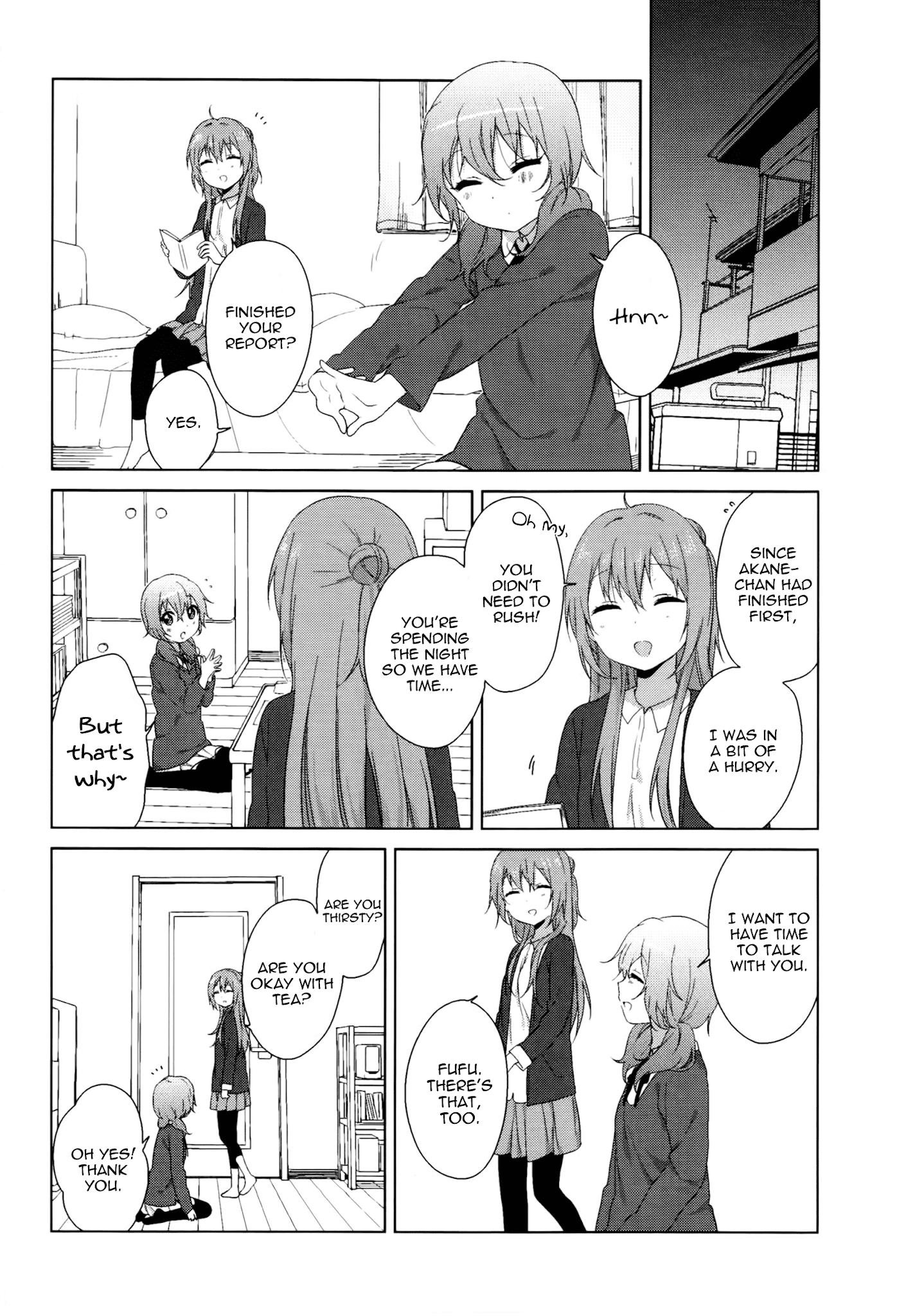Yuru Yuri Chapter 70.6 page 2 - Chapter 70.6: Intermission 21 - Pretend Sisters!?