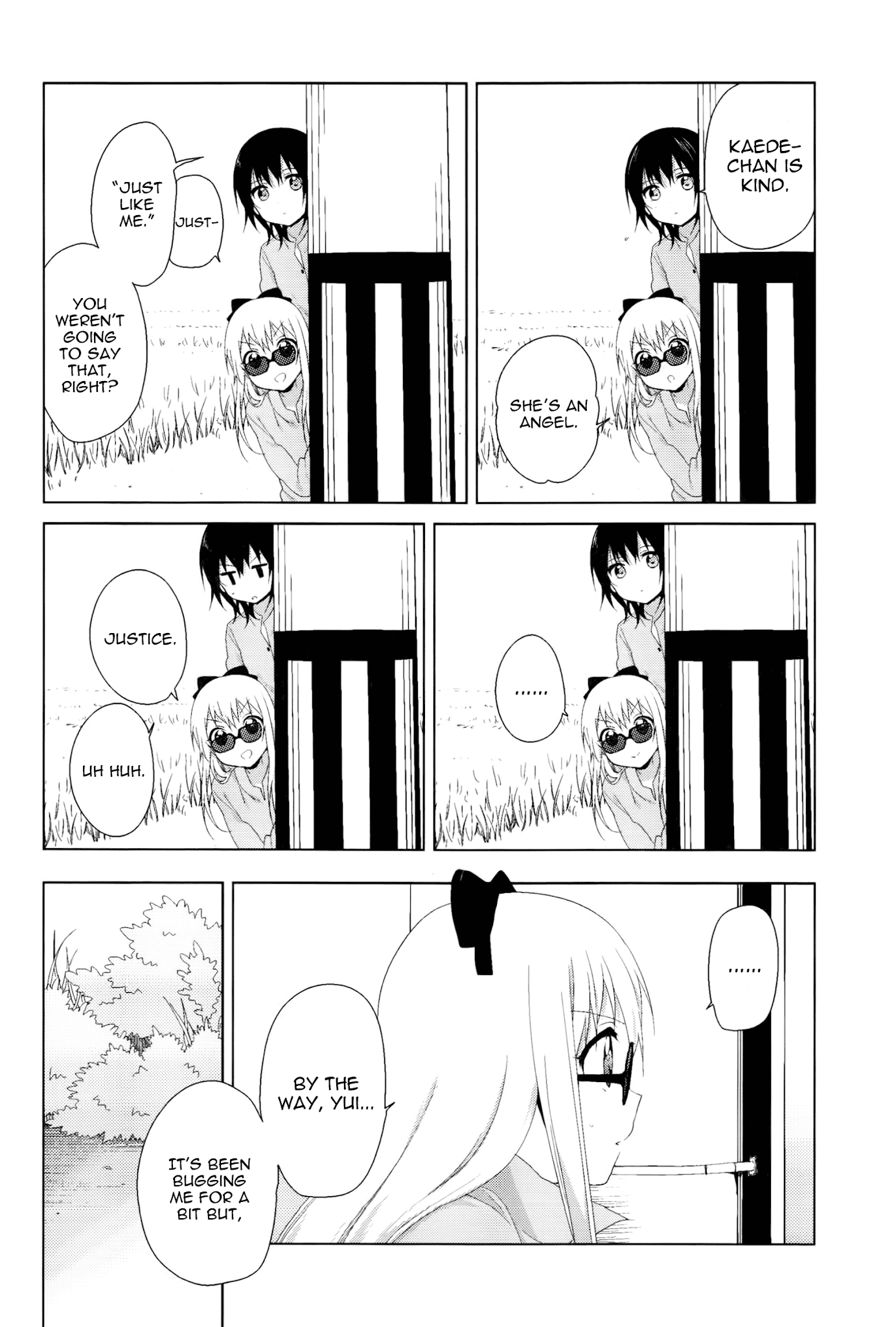Yuru Yuri Chapter 70.7 page 10 - Chapter 70.7: Intermission 22 - A Girl's First Shopping Errand. And Her Stalkers.
