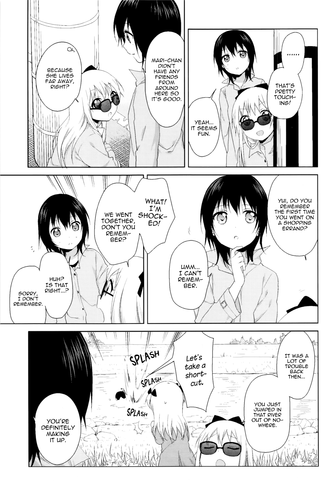 Yuru Yuri Chapter 70.7 page 7 - Chapter 70.7: Intermission 22 - A Girl's First Shopping Errand. And Her Stalkers.