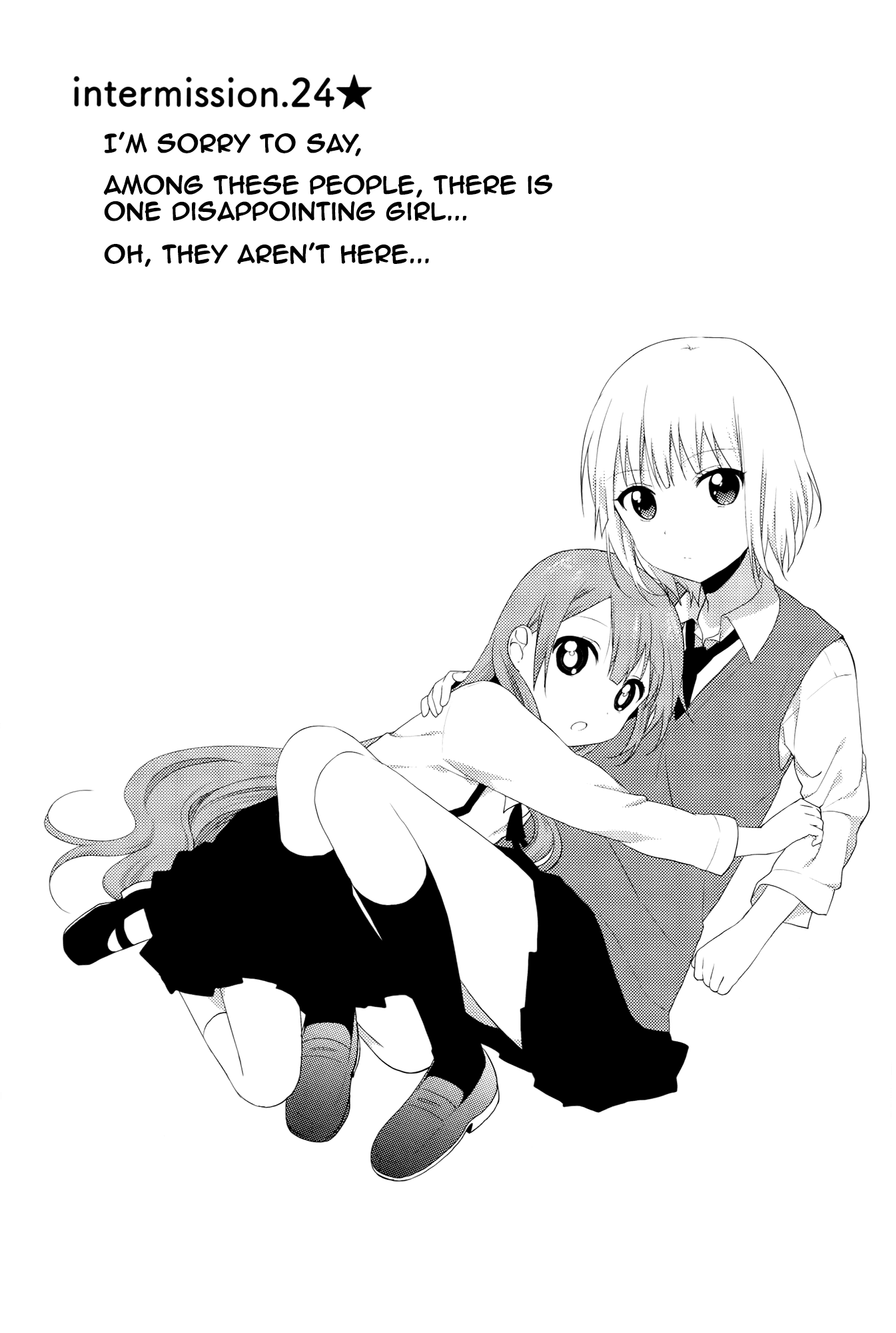 Yuru Yuri Chapter 70.9 page 1 - Chapter 70.9: Intermission 24 - I'm Sorry to Say, Among These People, there is One Disappointing One...Oh, They Aren't Here...