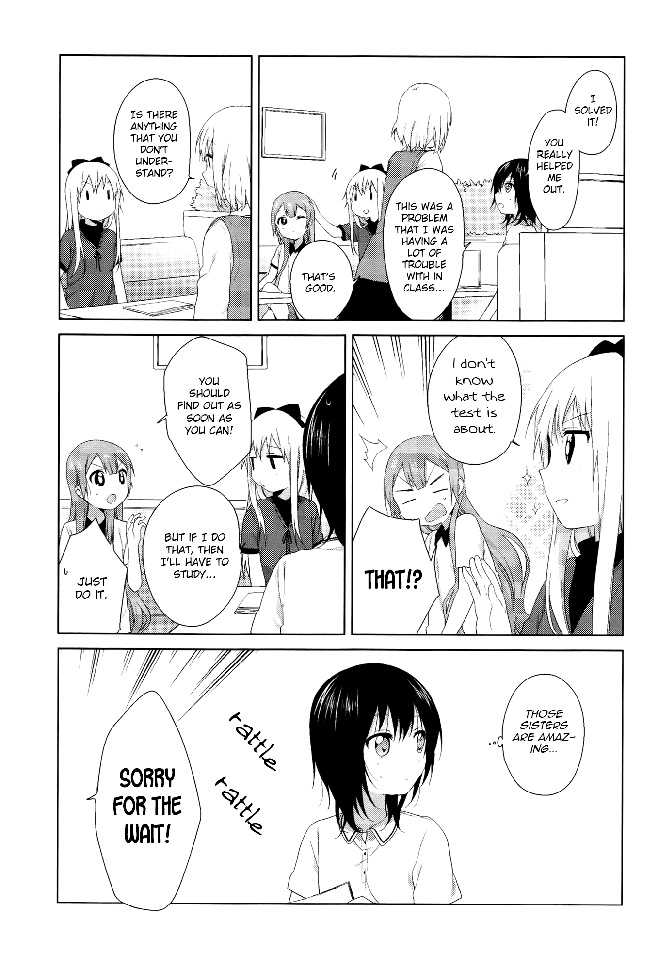 Yuru Yuri Chapter 70.9 page 11 - Chapter 70.9: Intermission 24 - I'm Sorry to Say, Among These People, there is One Disappointing One...Oh, They Aren't Here...
