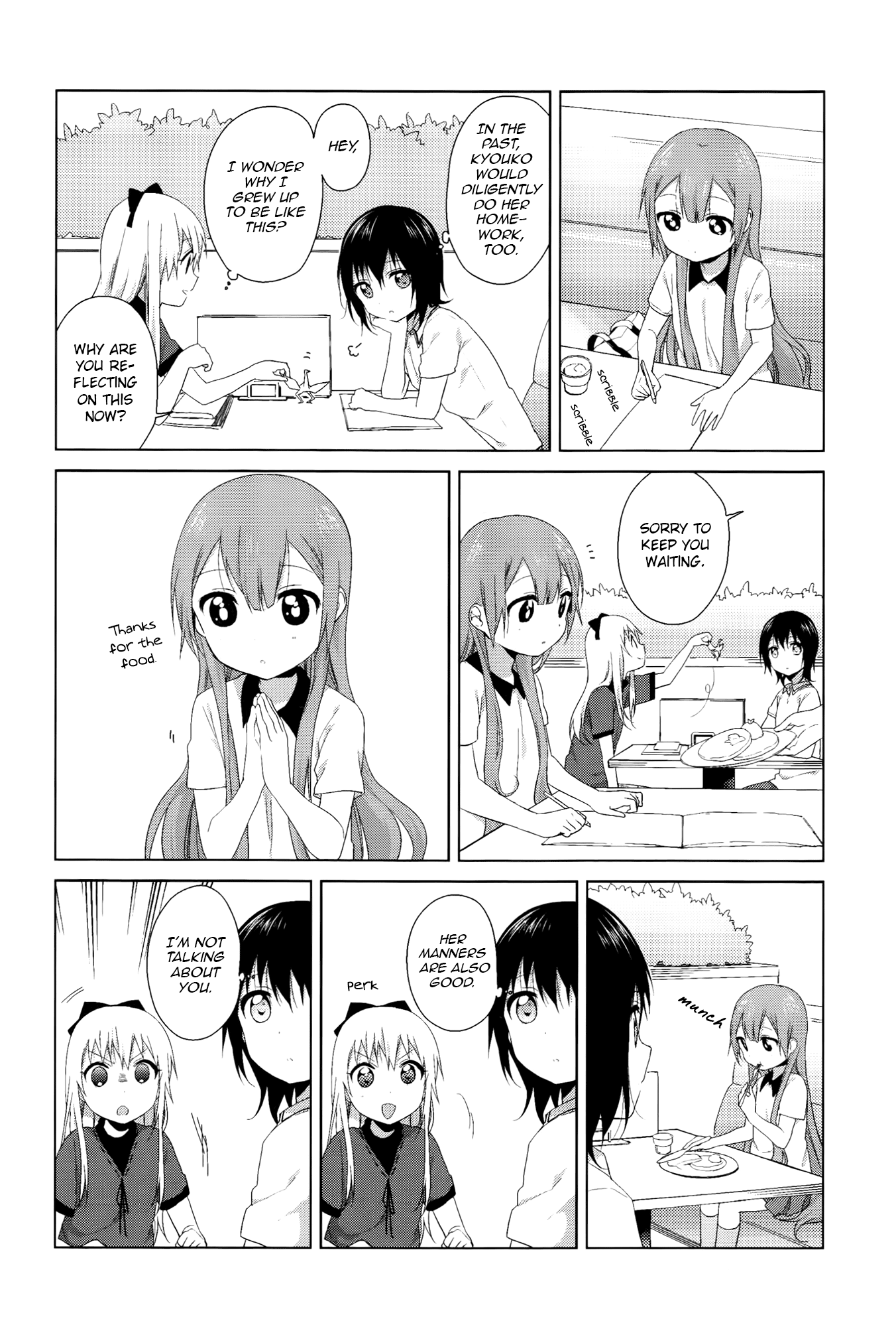 Yuru Yuri Chapter 70.9 page 4 - Chapter 70.9: Intermission 24 - I'm Sorry to Say, Among These People, there is One Disappointing One...Oh, They Aren't Here...