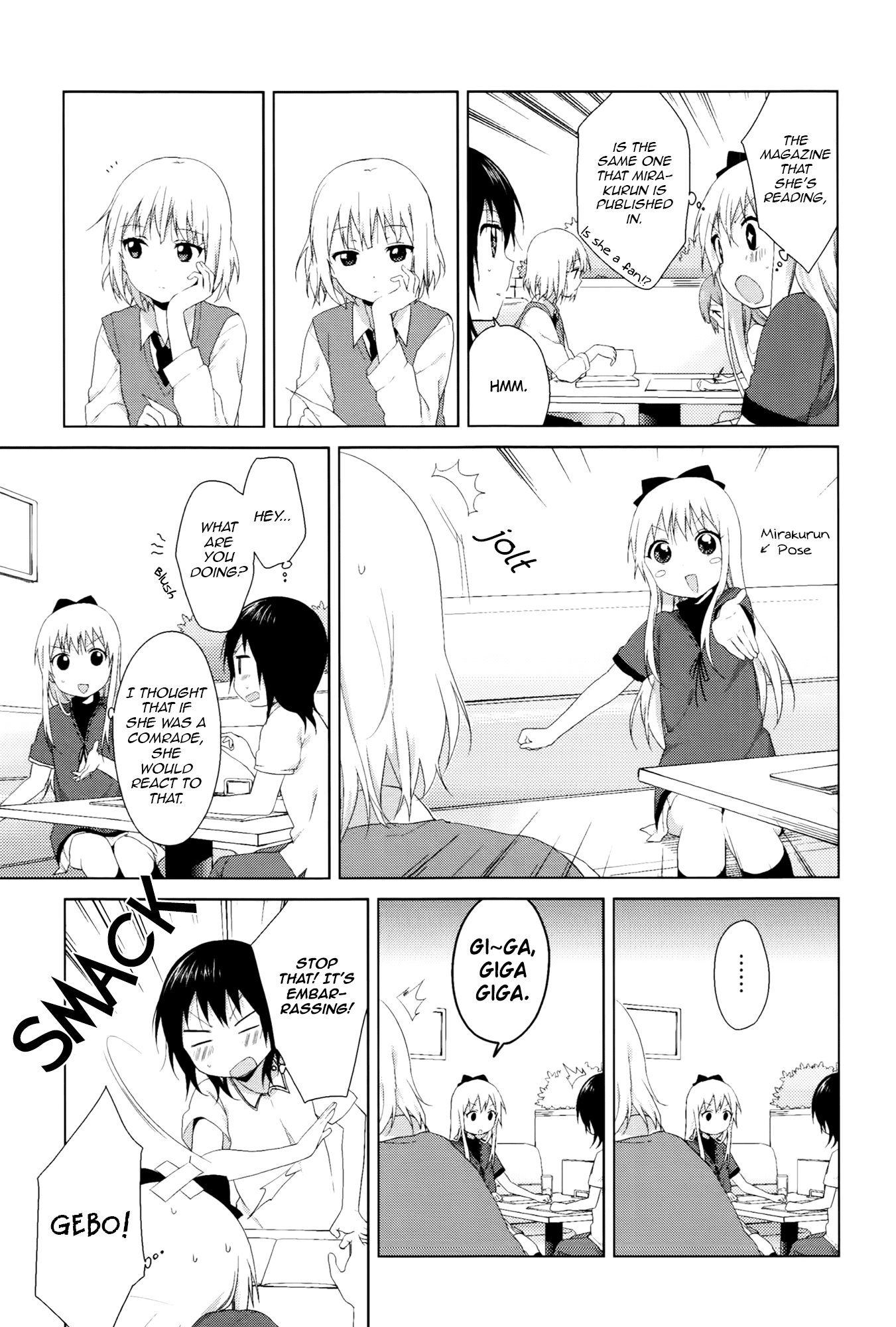 Yuru Yuri Chapter 70.9 page 7 - Chapter 70.9: Intermission 24 - I'm Sorry to Say, Among These People, there is One Disappointing One...Oh, They Aren't Here...