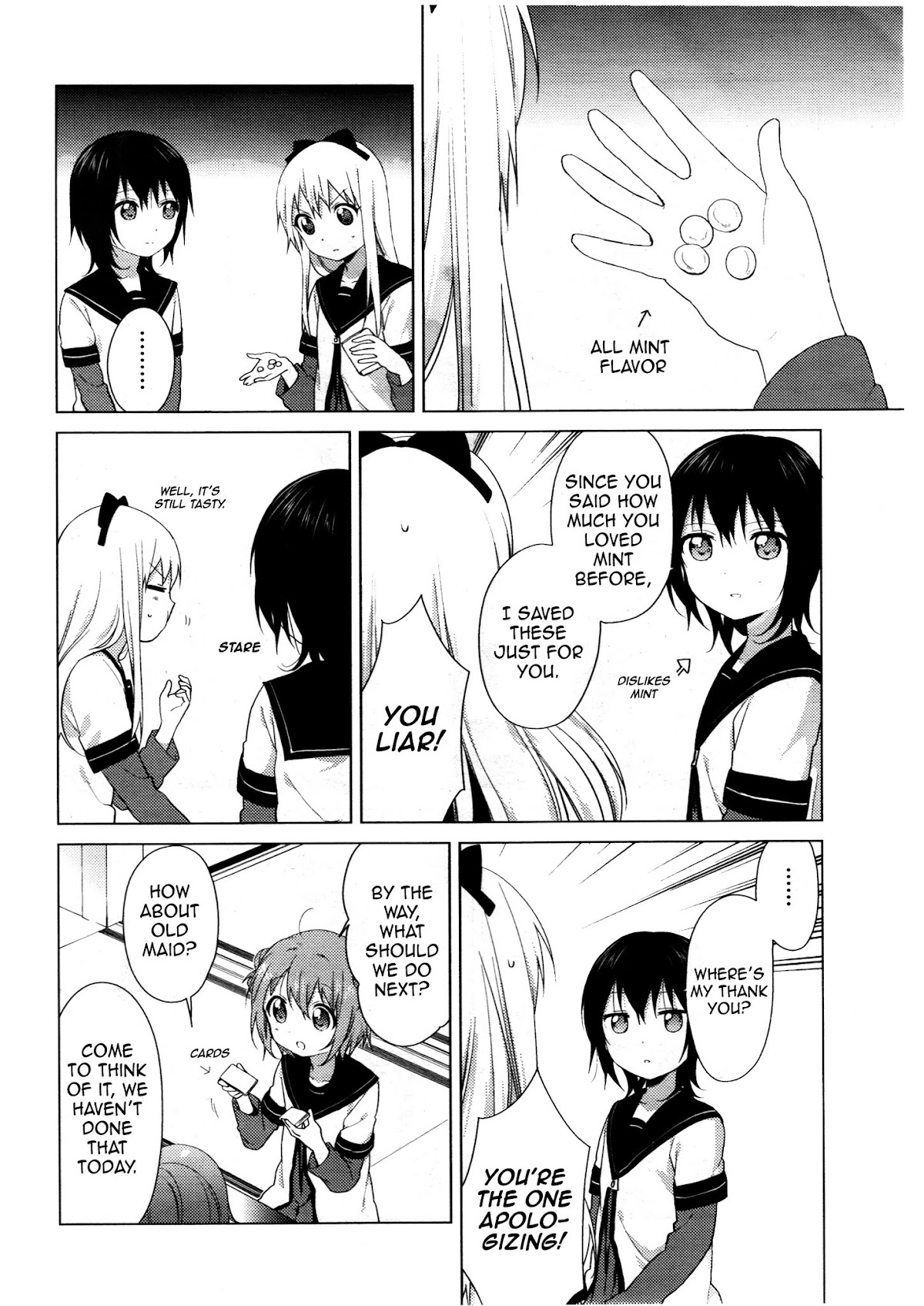 Yuru Yuri Chapter 71 page 12 - Chapter 71: Yui-nyan's Offensive Power