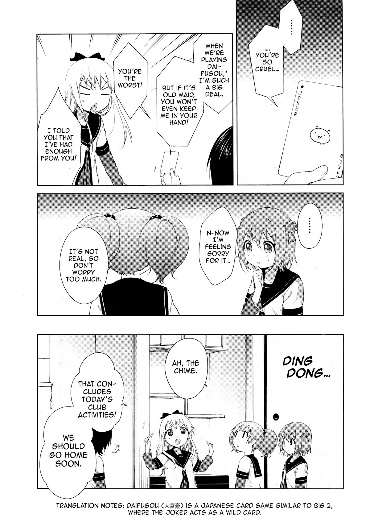 Yuru Yuri Chapter 71 page 17 - Chapter 71: Yui-nyan's Offensive Power