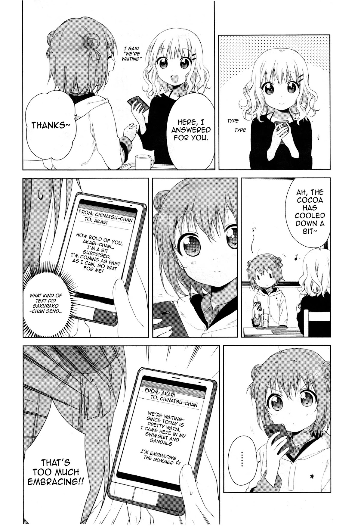 Yuru Yuri Chapter 72 page 6 - Chapter 72: The Power of a Middle School Student!?