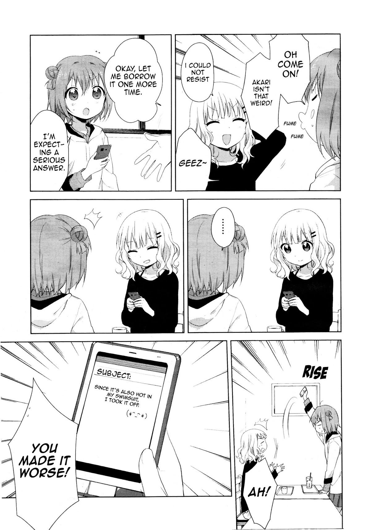 Yuru Yuri Chapter 72 page 7 - Chapter 72: The Power of a Middle School Student!?