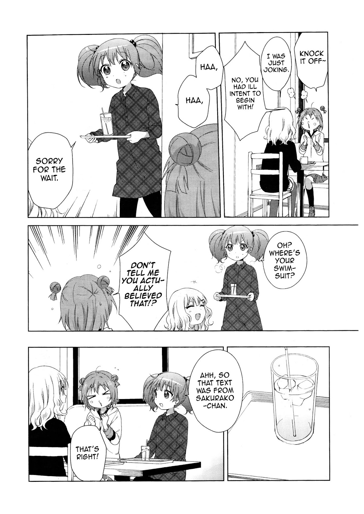 Yuru Yuri Chapter 72 page 8 - Chapter 72: The Power of a Middle School Student!?