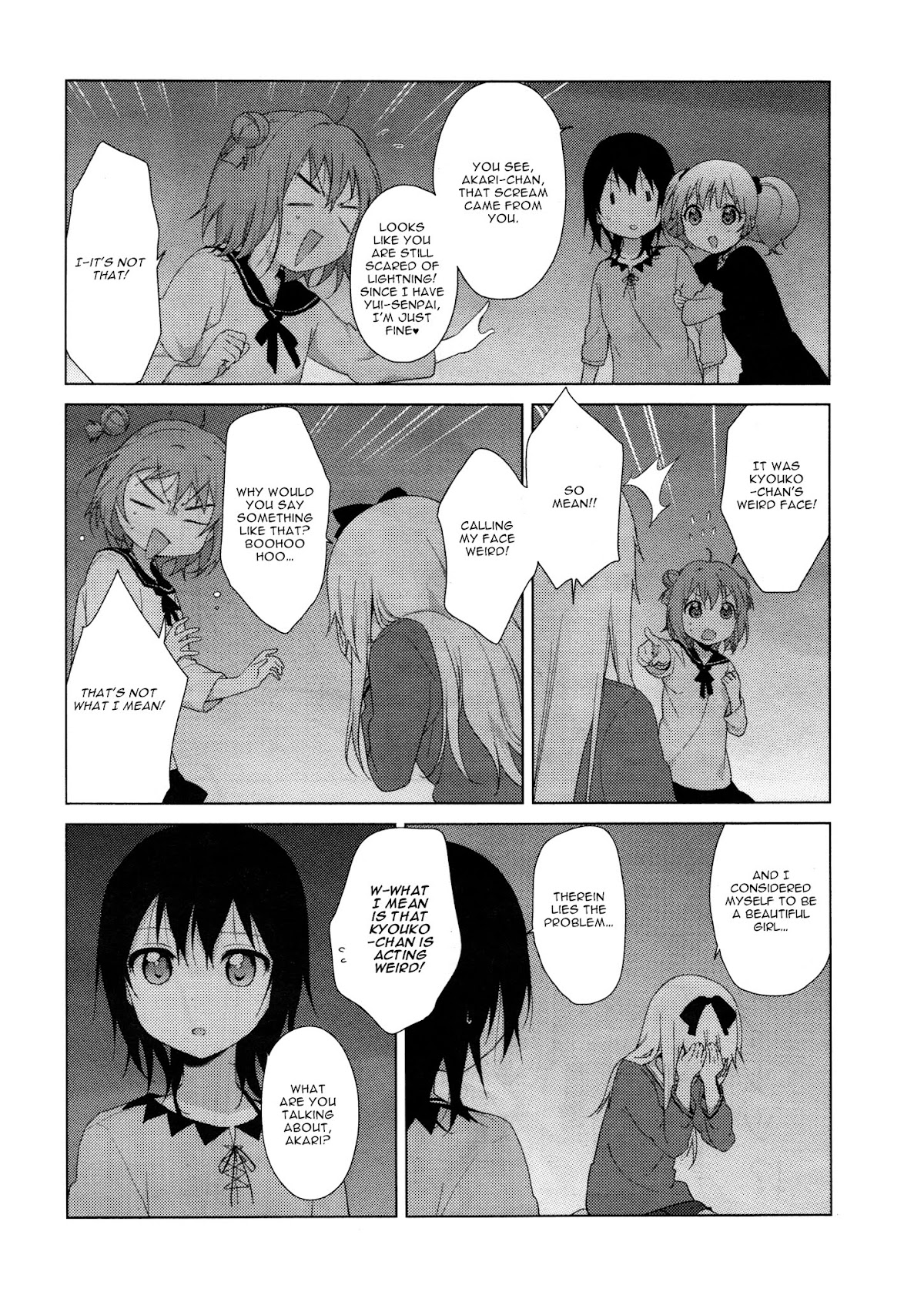Yuru Yuri Chapter 73 page 10 - Chapter 73: Earthquake, Thunder, Hot Pot, Akari