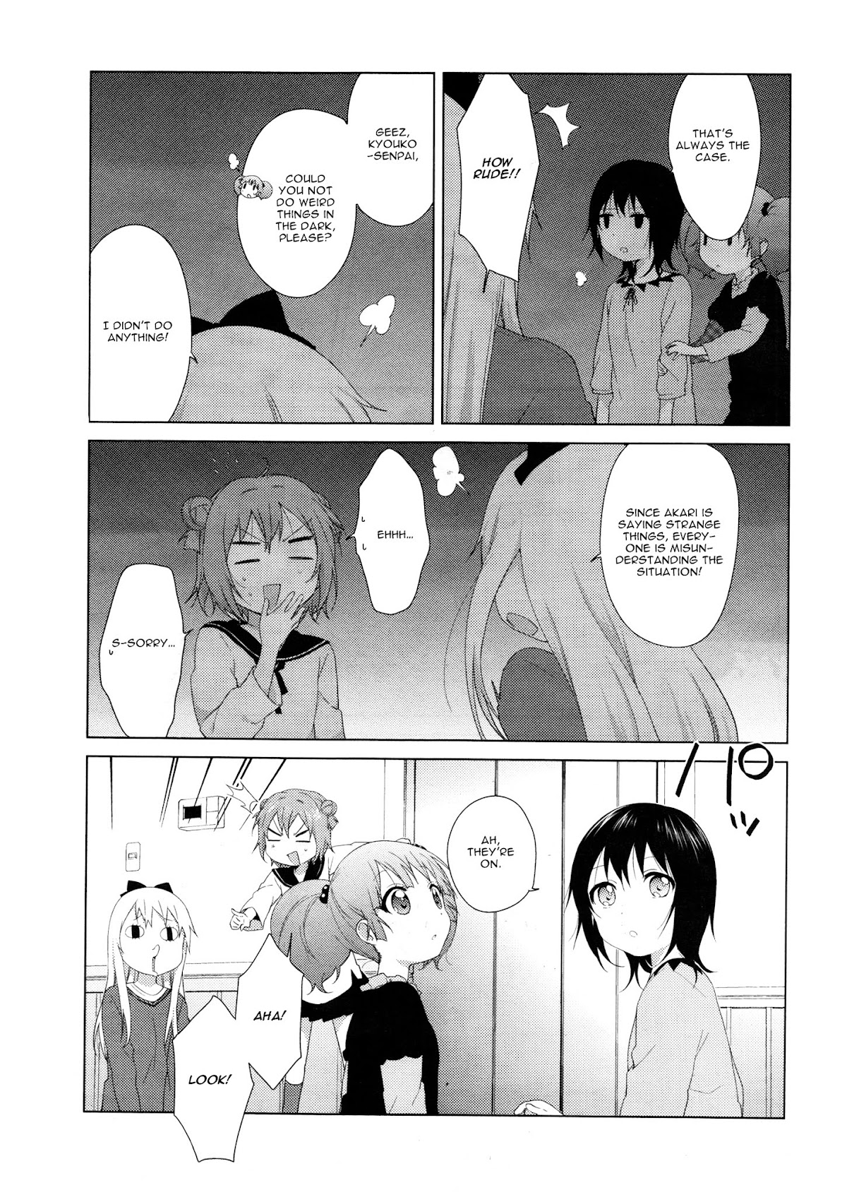 Yuru Yuri Chapter 73 page 11 - Chapter 73: Earthquake, Thunder, Hot Pot, Akari