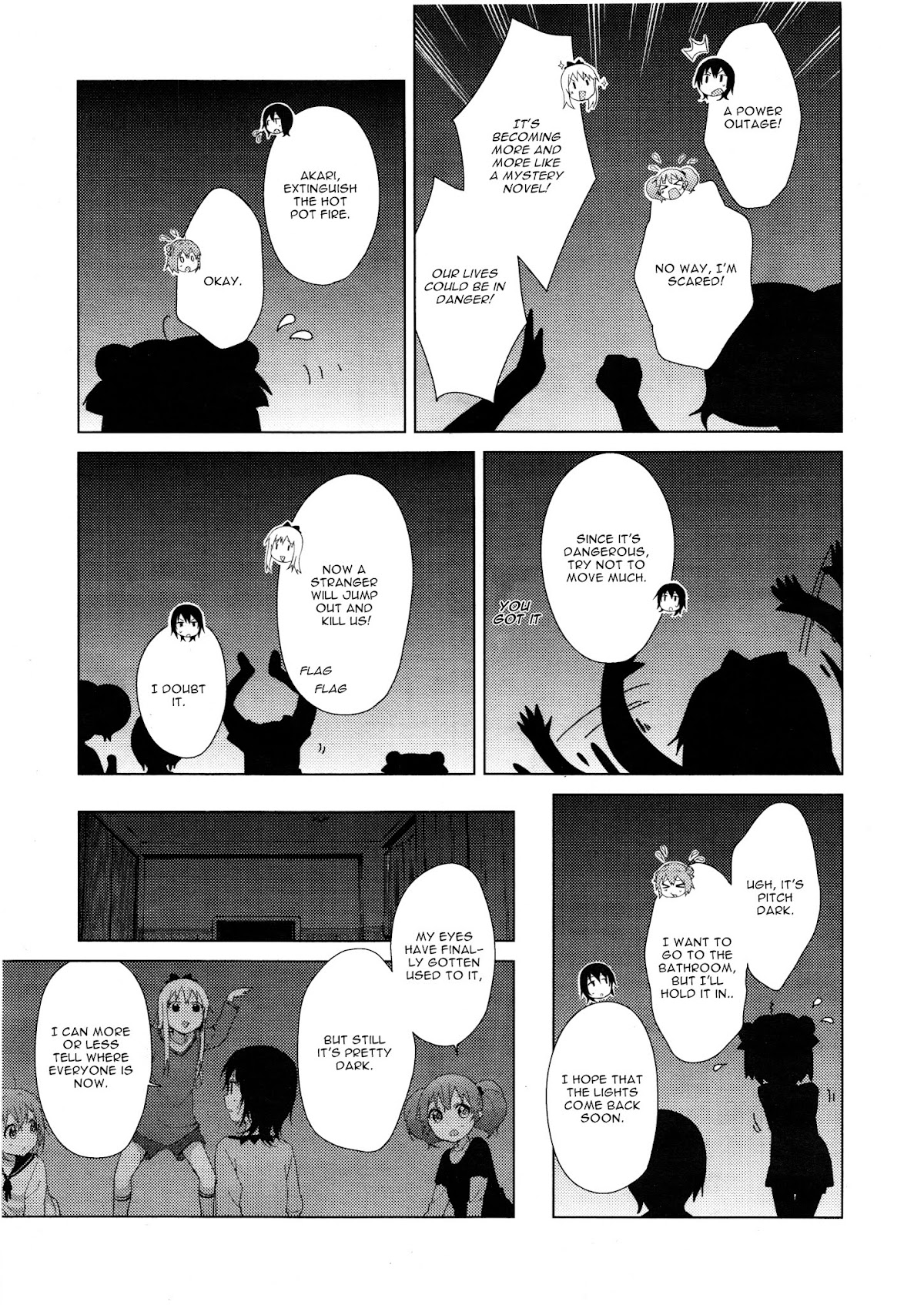 Yuru Yuri Chapter 73 page 3 - Chapter 73: Earthquake, Thunder, Hot Pot, Akari
