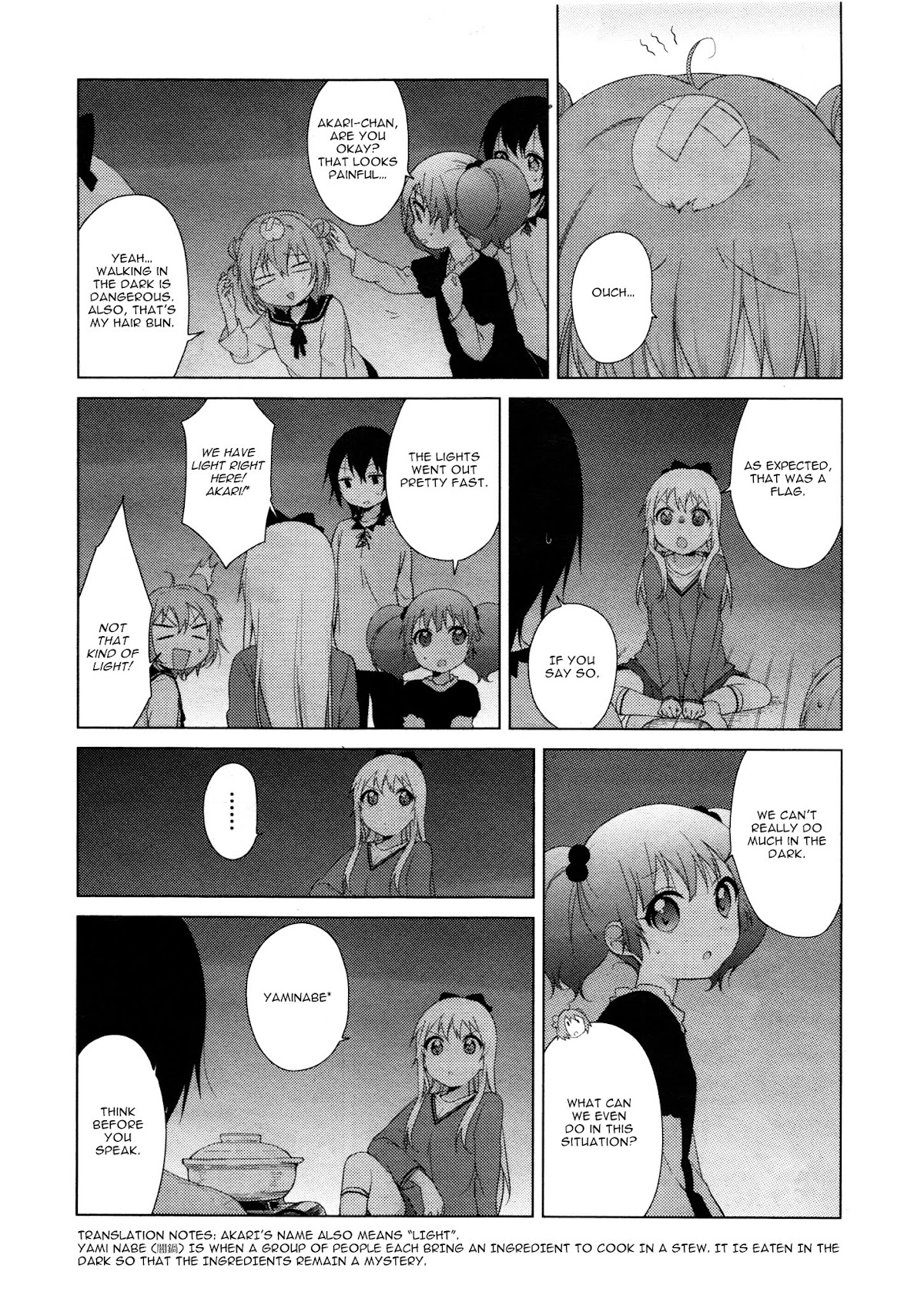 Yuru Yuri Chapter 73 page 5 - Chapter 73: Earthquake, Thunder, Hot Pot, Akari