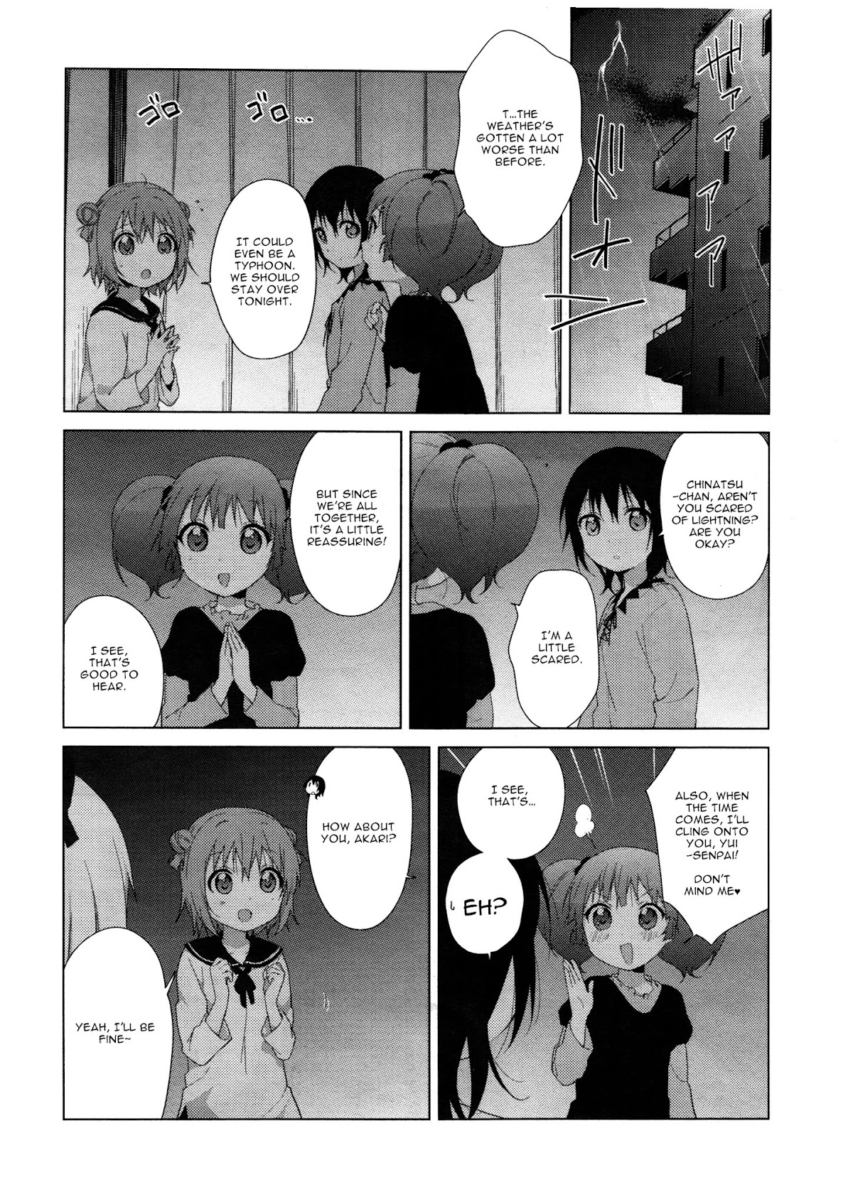 Yuru Yuri Chapter 73 page 8 - Chapter 73: Earthquake, Thunder, Hot Pot, Akari