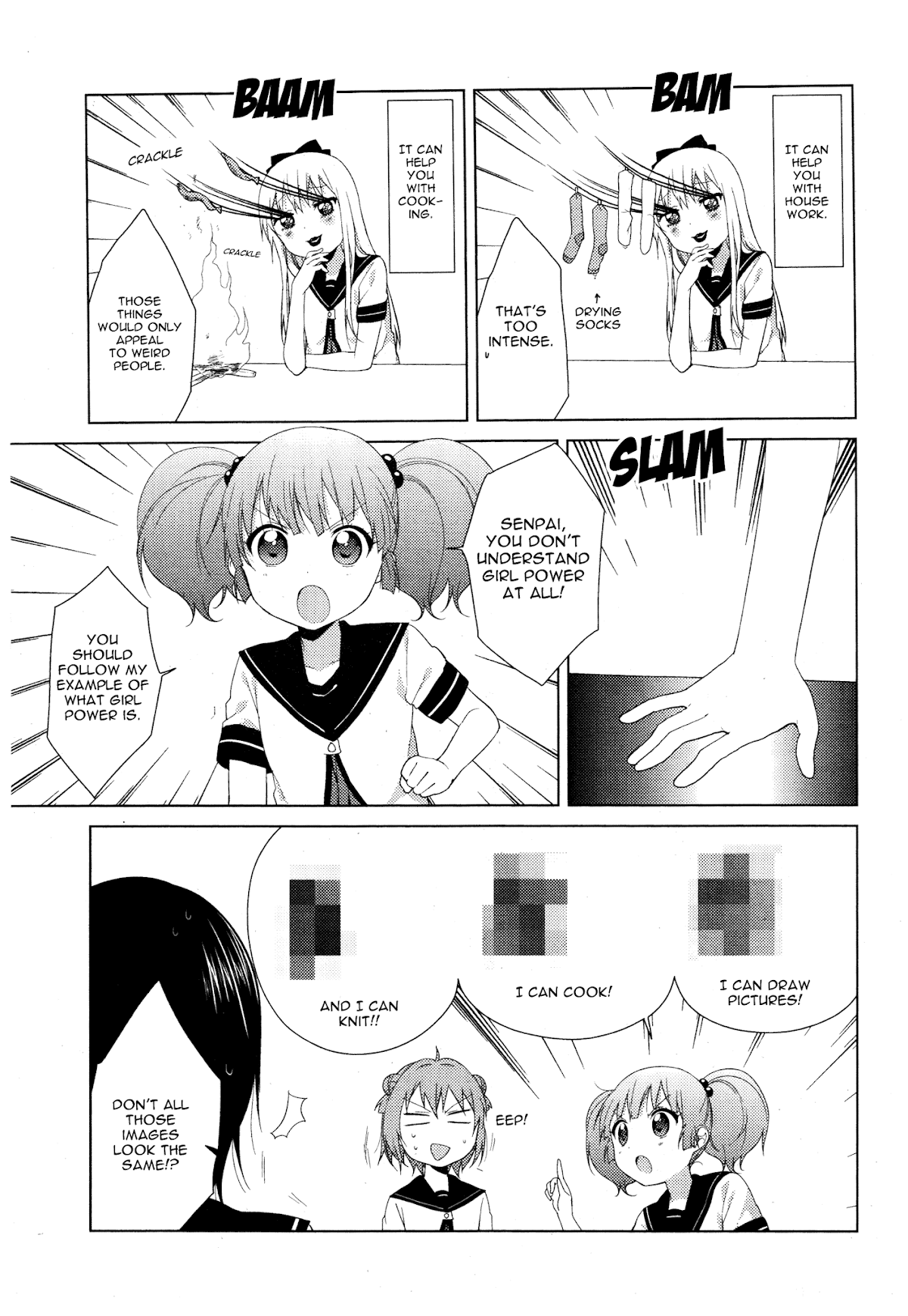 Yuru Yuri Chapter 74 page 3 - Chapter 74: Girl Power Power-Up!