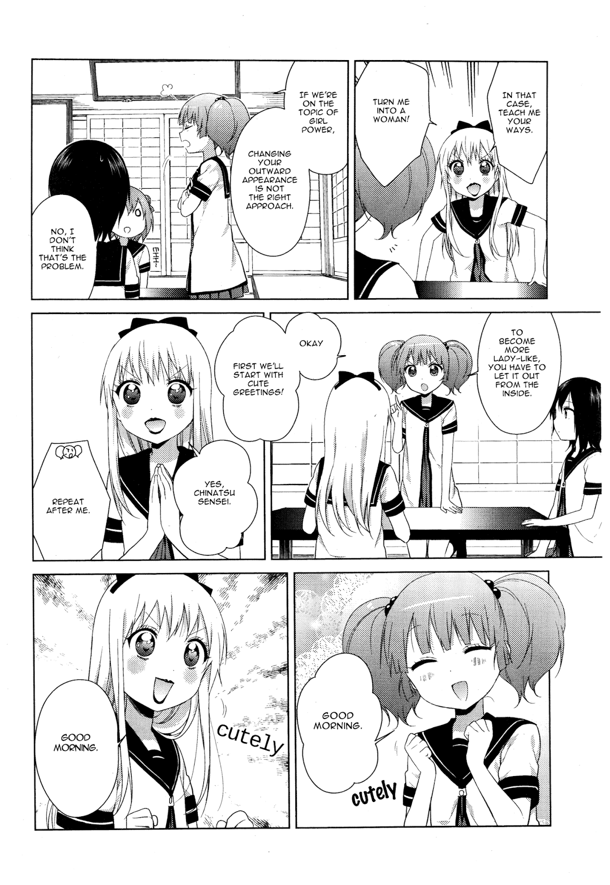 Yuru Yuri Chapter 74 page 4 - Chapter 74: Girl Power Power-Up!