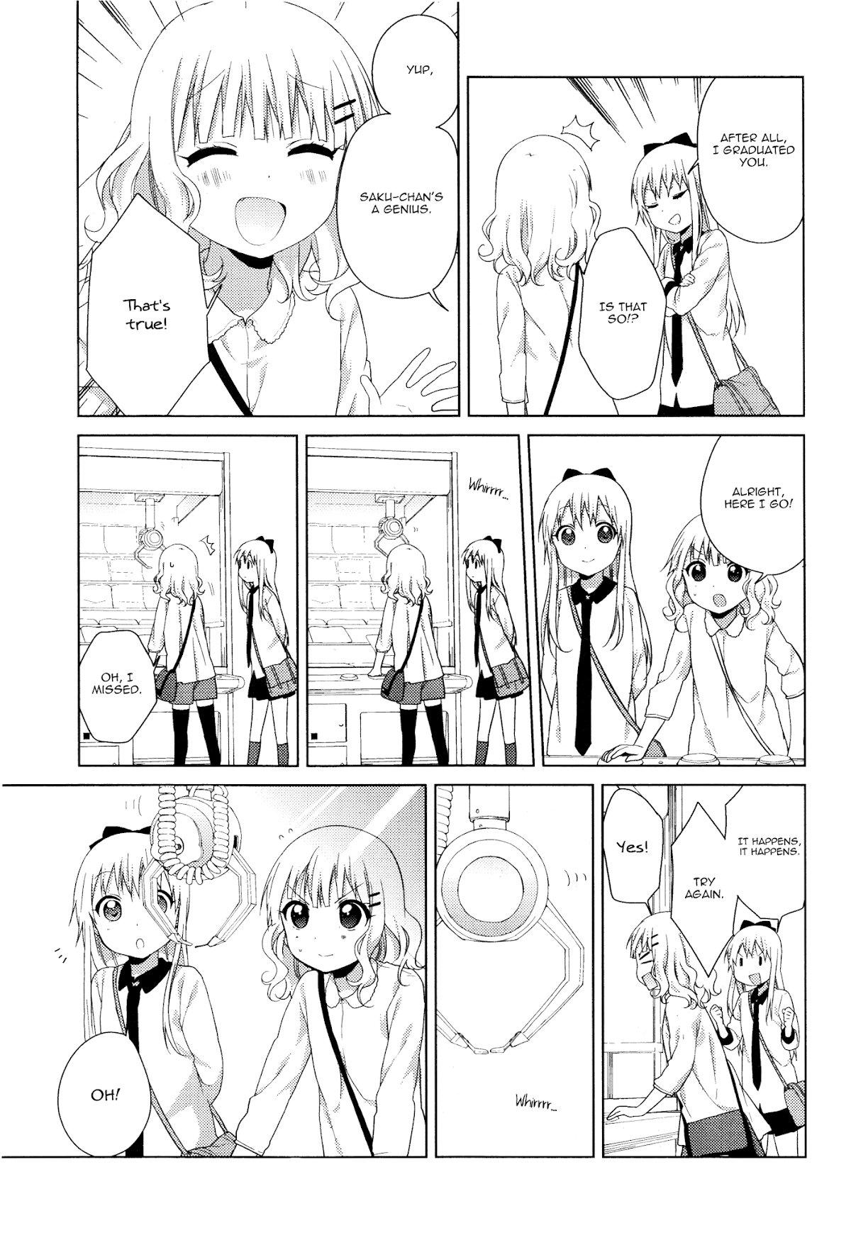 Yuru Yuri Chapter 76 page 9 - Chapter 76: Let's Go to the Game Center!
