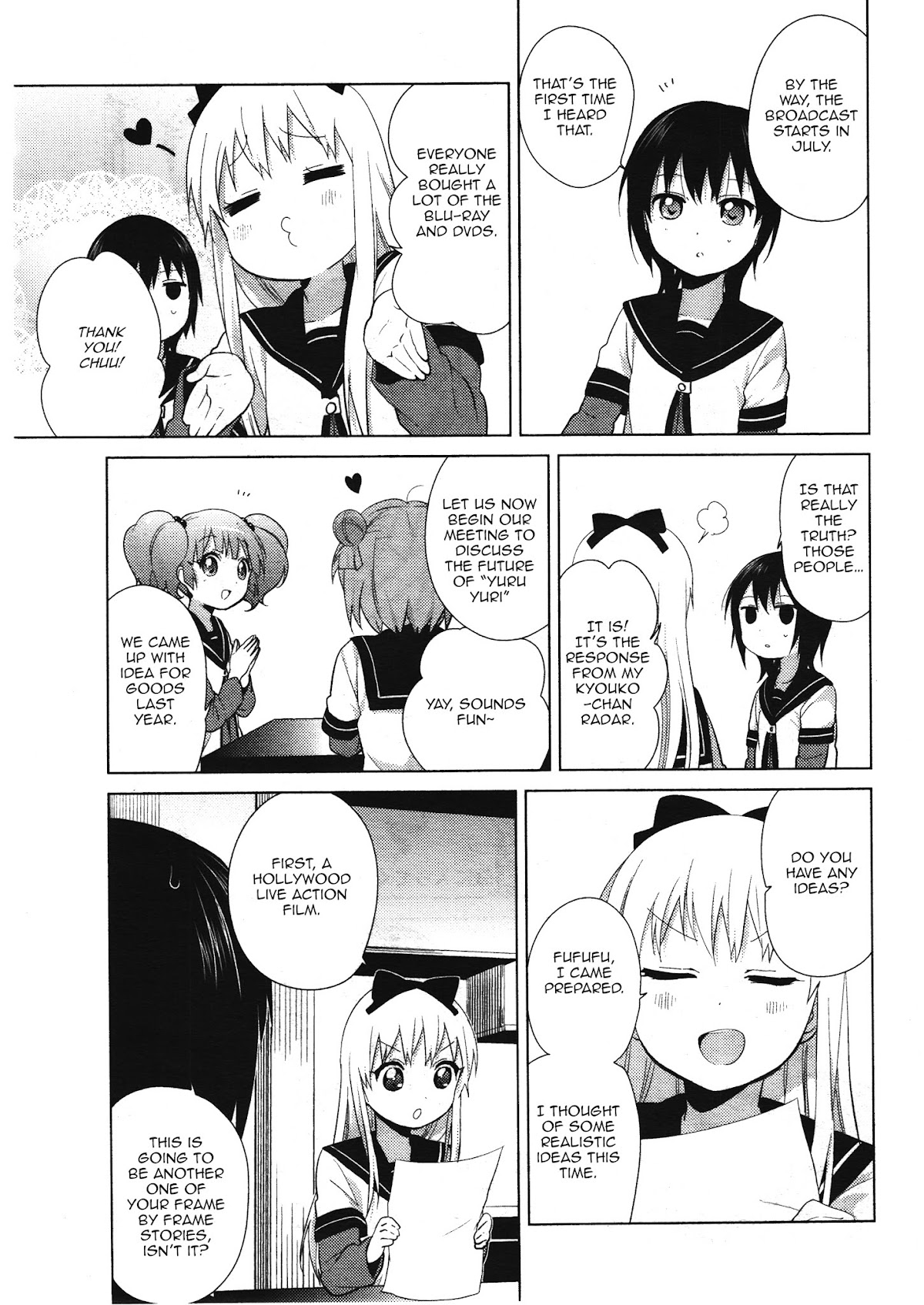 Yuru Yuri Chapter 78.5 page 3 - Chapter 78.5: Special 10 - If There's a Season 1, Then There's Also a Season 2