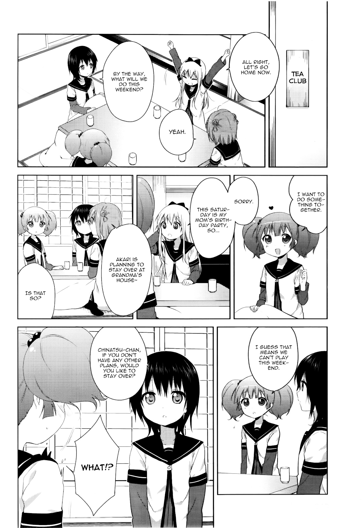 Yuru Yuri Chapter 78 page 2 - Chapter 78: Staying Over, Just the Two of Us