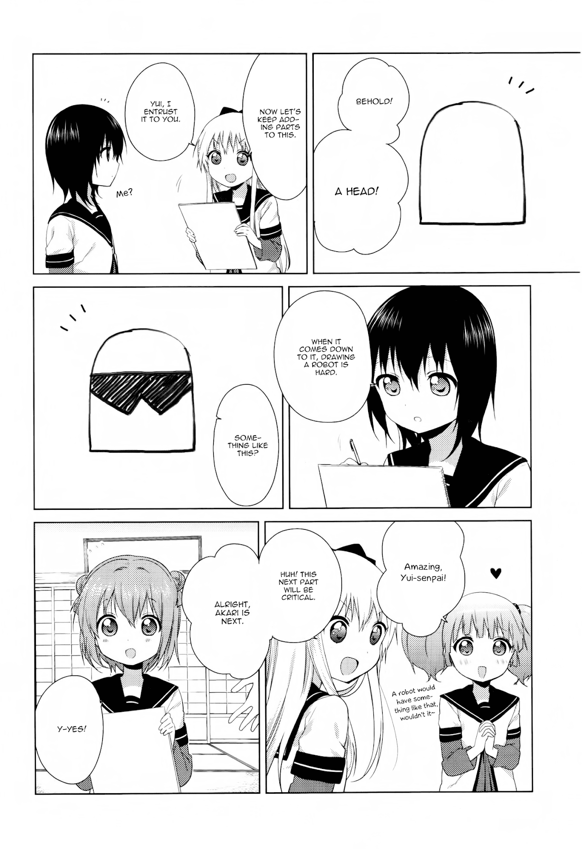 Yuru Yuri Chapter 79 page 10 - Chapter 79: The Making of The "Great Amusement Club Z"