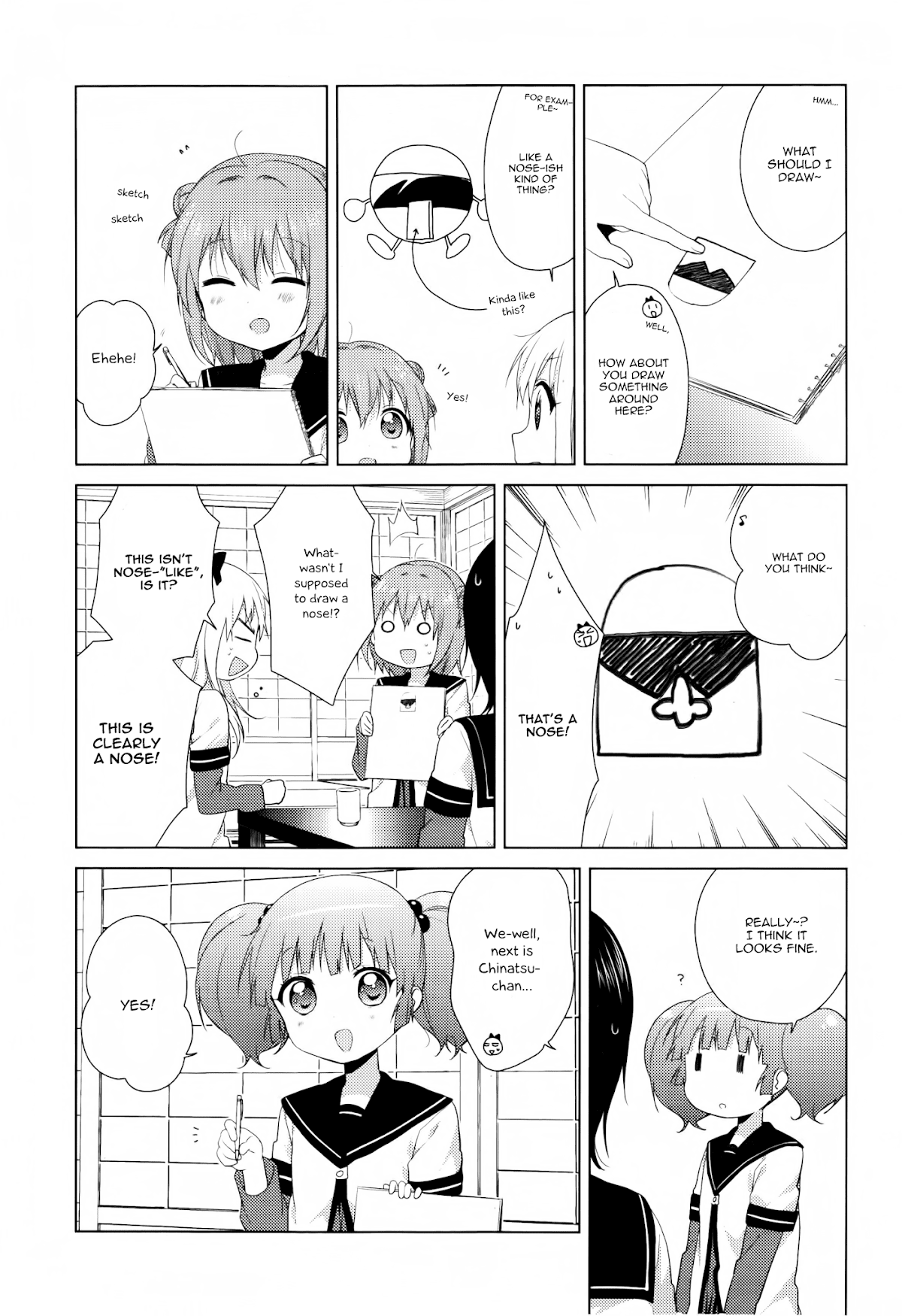 Yuru Yuri Chapter 79 page 11 - Chapter 79: The Making of The "Great Amusement Club Z"