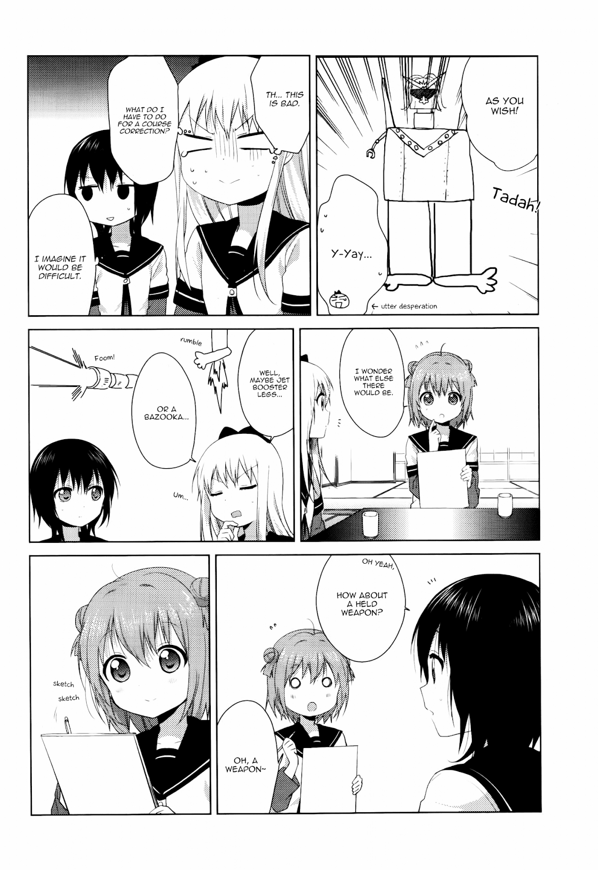 Yuru Yuri Chapter 79 page 16 - Chapter 79: The Making of The "Great Amusement Club Z"