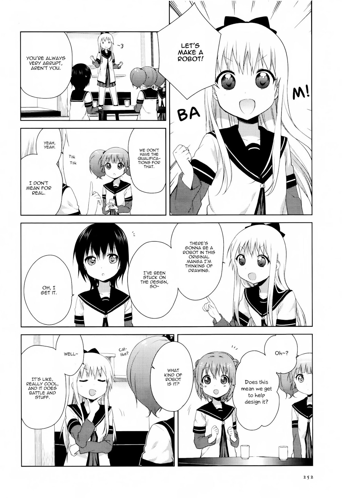Yuru Yuri Chapter 79 page 8 - Chapter 79: The Making of The "Great Amusement Club Z"