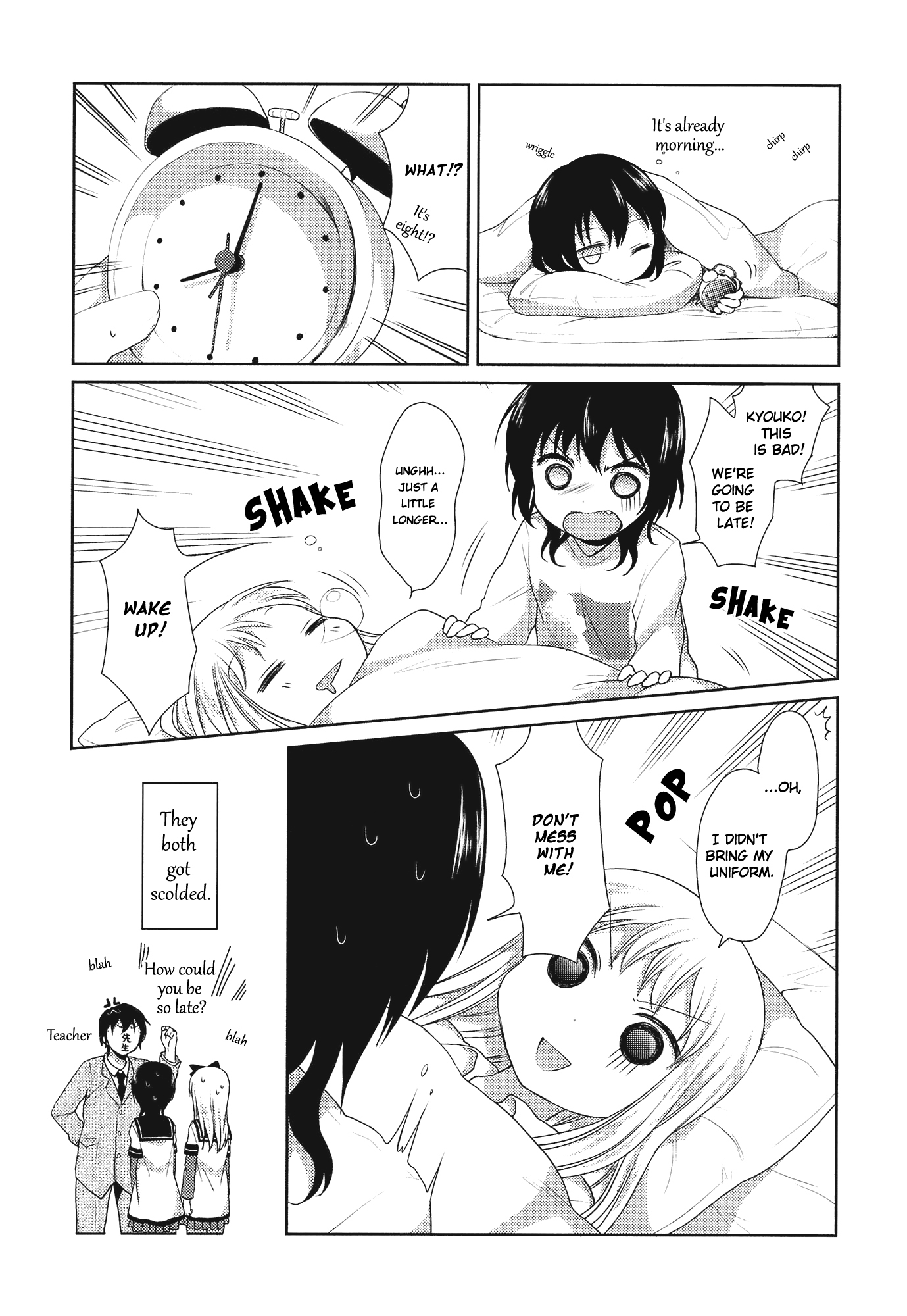 Yuru Yuri Chapter 8.5 page 8 - Chapter 8.5: She Was...Right Behind Me