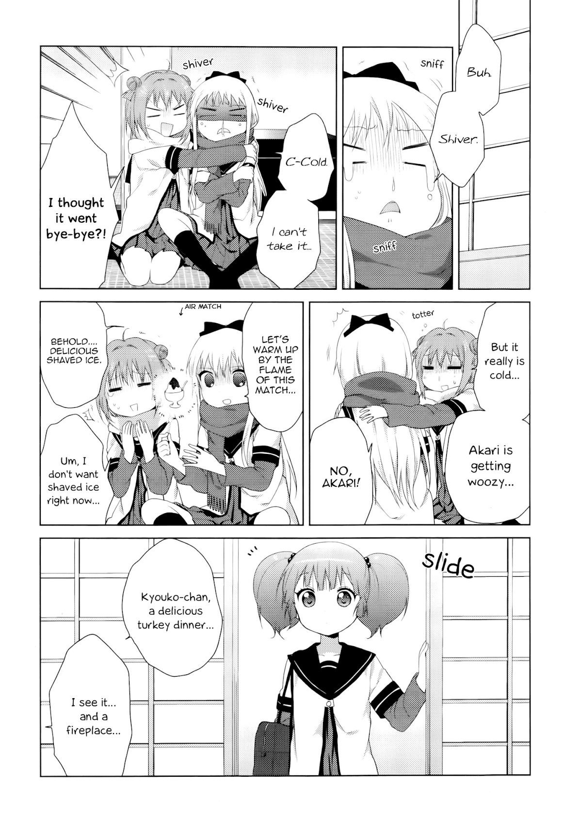 Yuru Yuri Chapter 80 page 10 - Chapter 80: The Kotatsu Tragedy