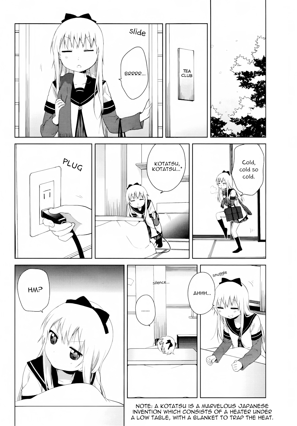 Yuru Yuri Chapter 80 page 2 - Chapter 80: The Kotatsu Tragedy