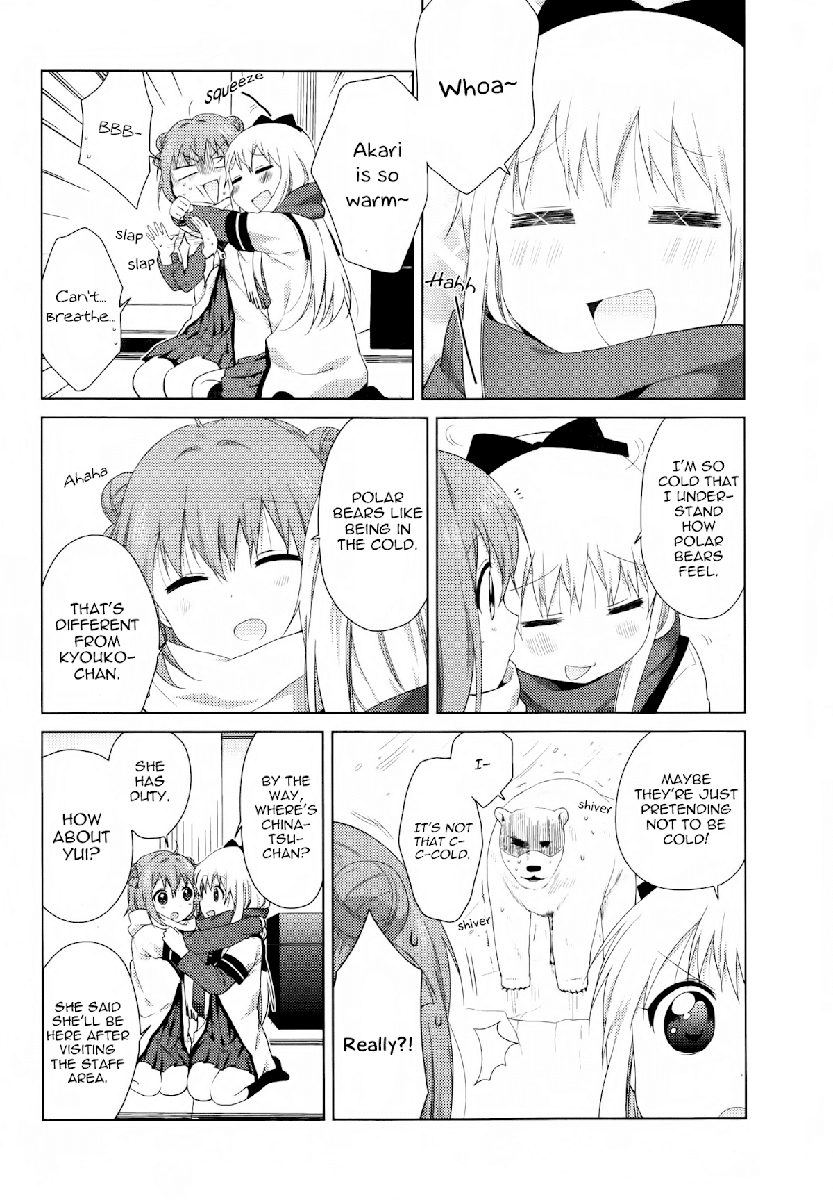 Yuru Yuri Chapter 80 page 4 - Chapter 80: The Kotatsu Tragedy