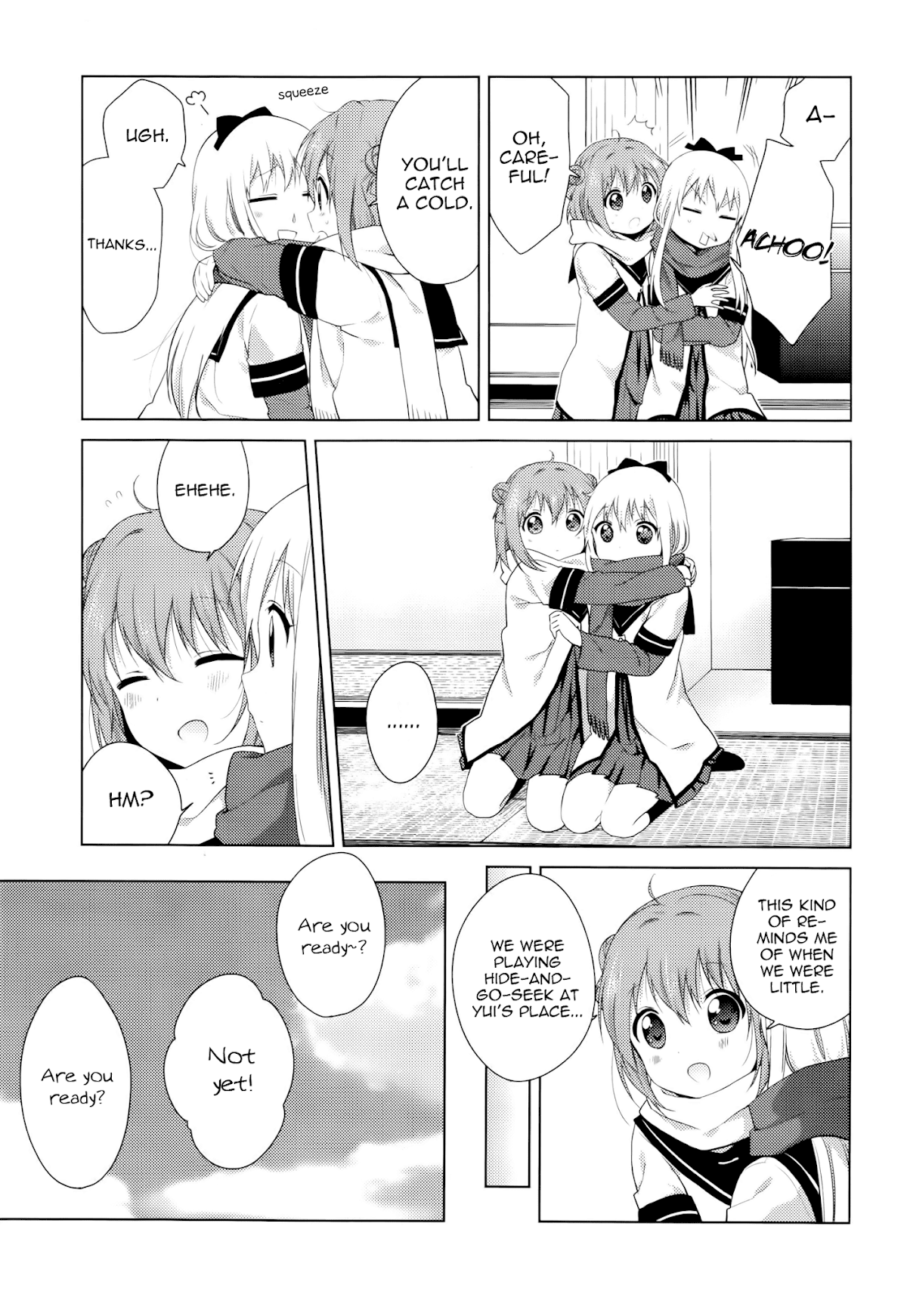 Yuru Yuri Chapter 80 page 5 - Chapter 80: The Kotatsu Tragedy