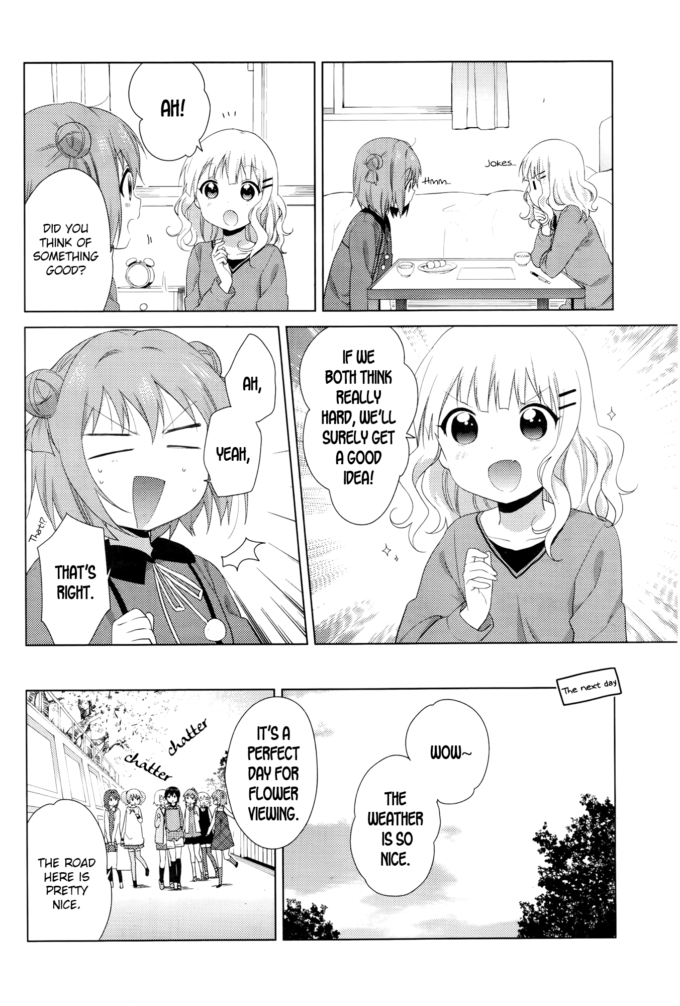 Yuru Yuri Chapter 82 page 10 - Chapter 82: Let's Go Flower Viewing