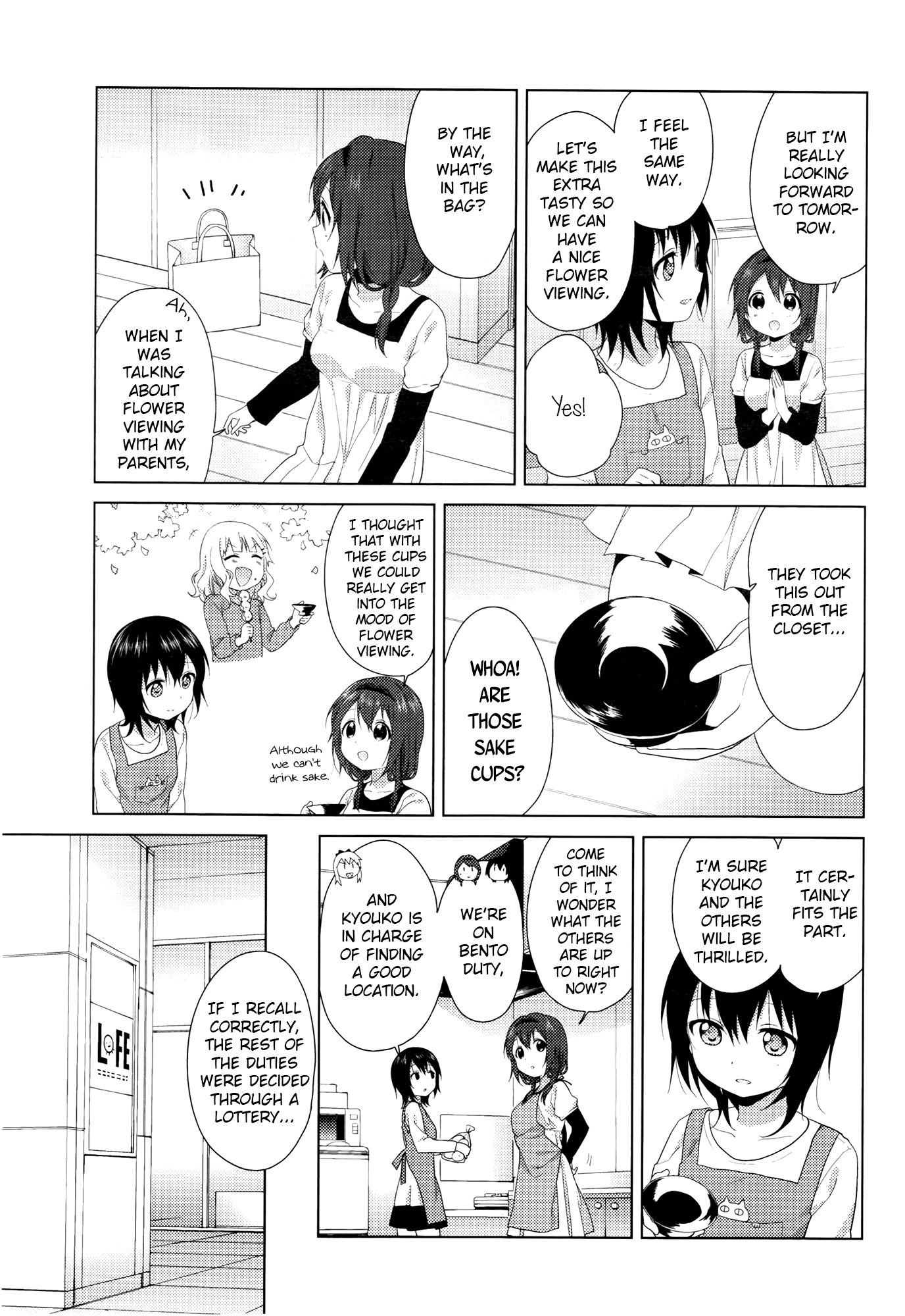 Yuru Yuri Chapter 82 page 3 - Chapter 82: Let's Go Flower Viewing