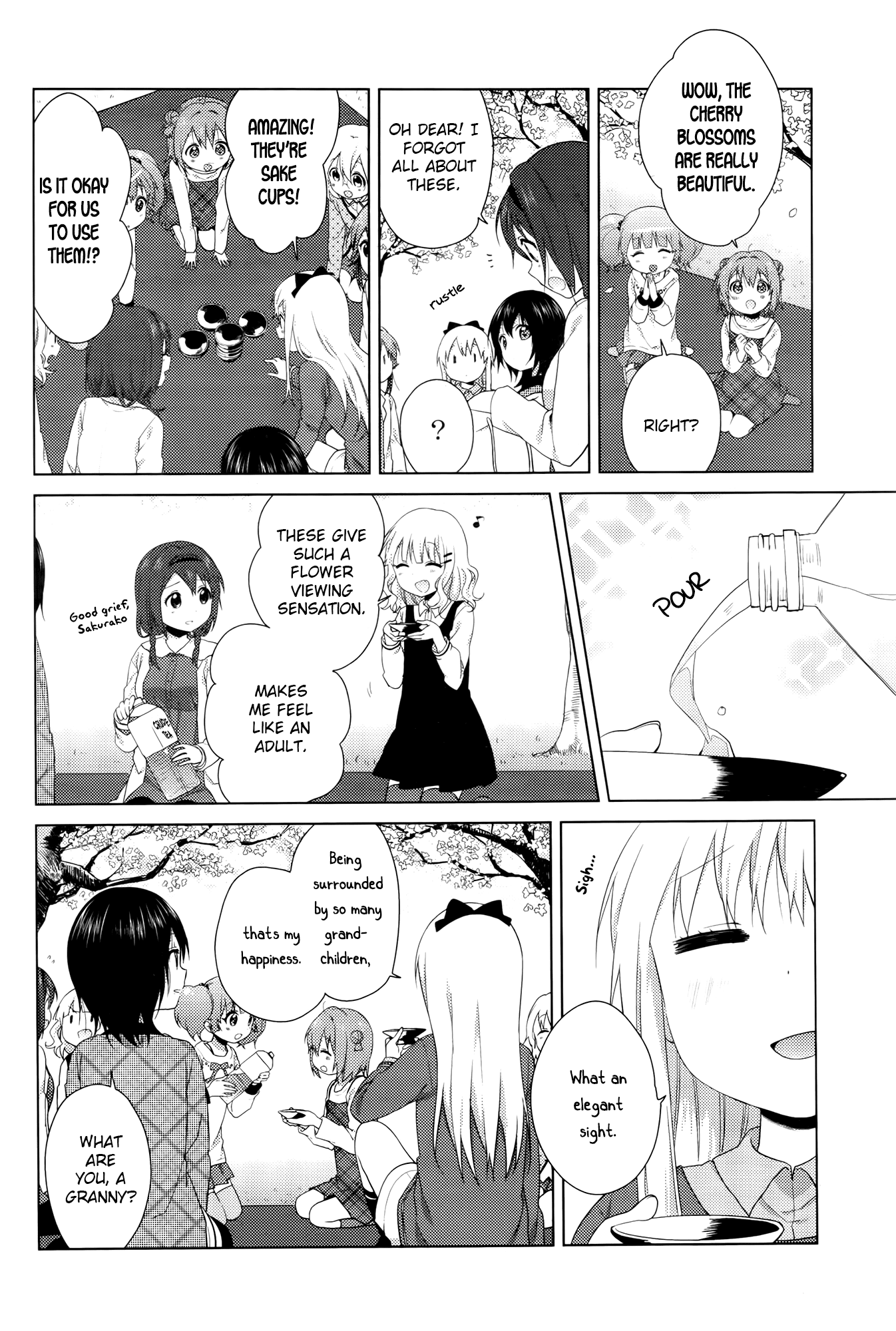 Yuru Yuri Chapter 83 page 10 - Chapter 83: Flower Viewing with a Bang